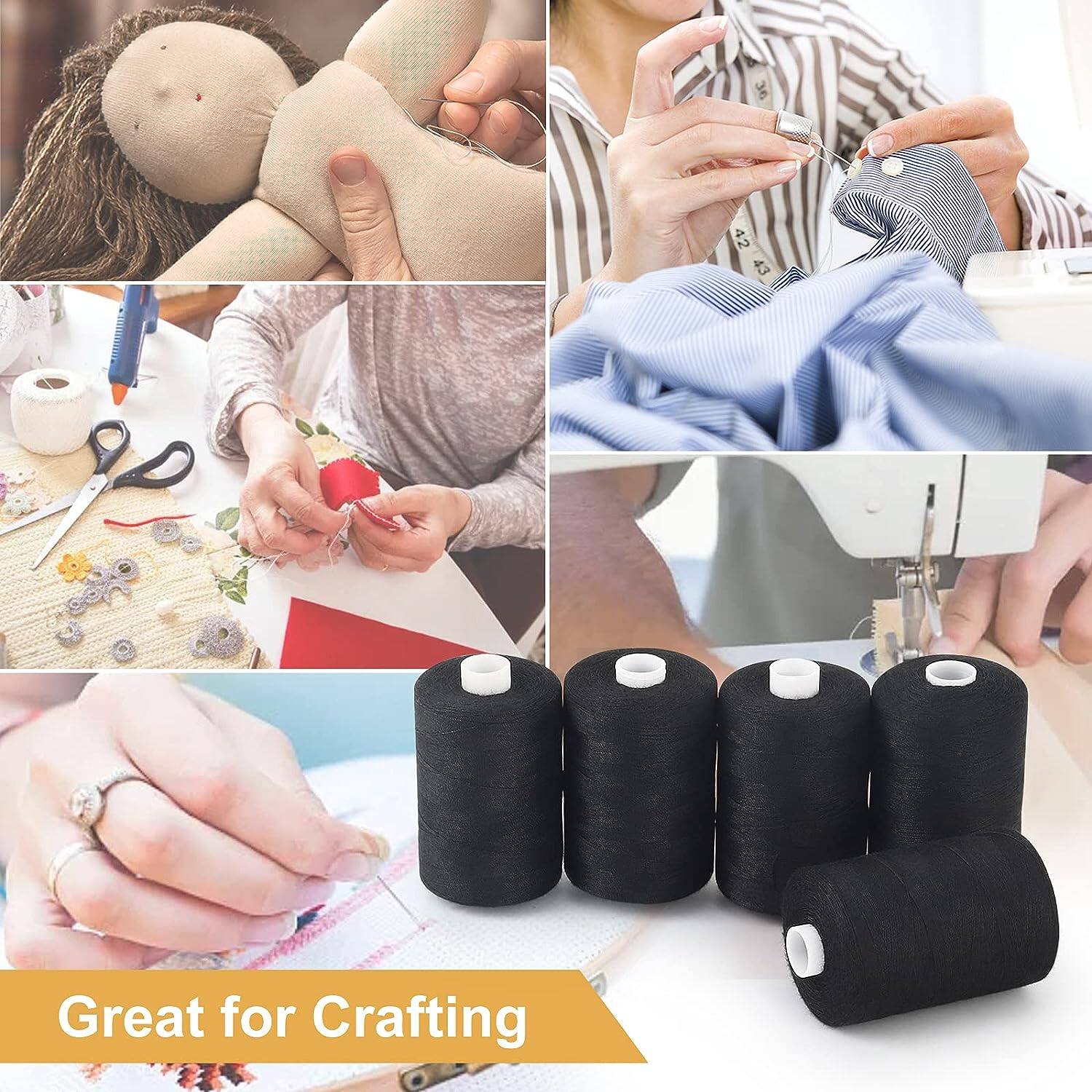 NEX™ Black Cotton Sewing Thread