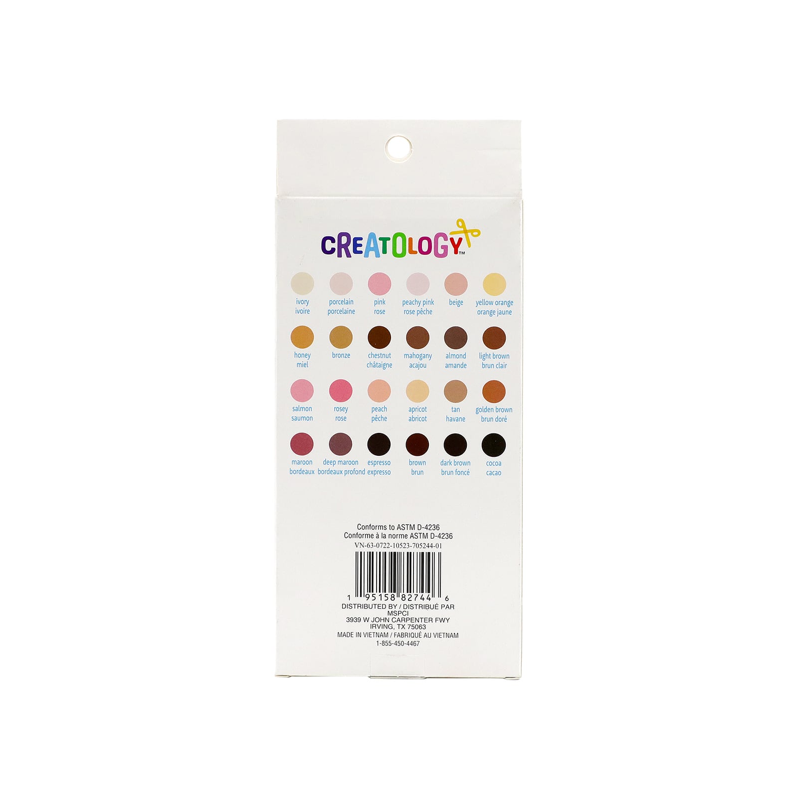 Skintone Crayons by Creatology 24ct. | 3.54 x 0.31 | Michaels