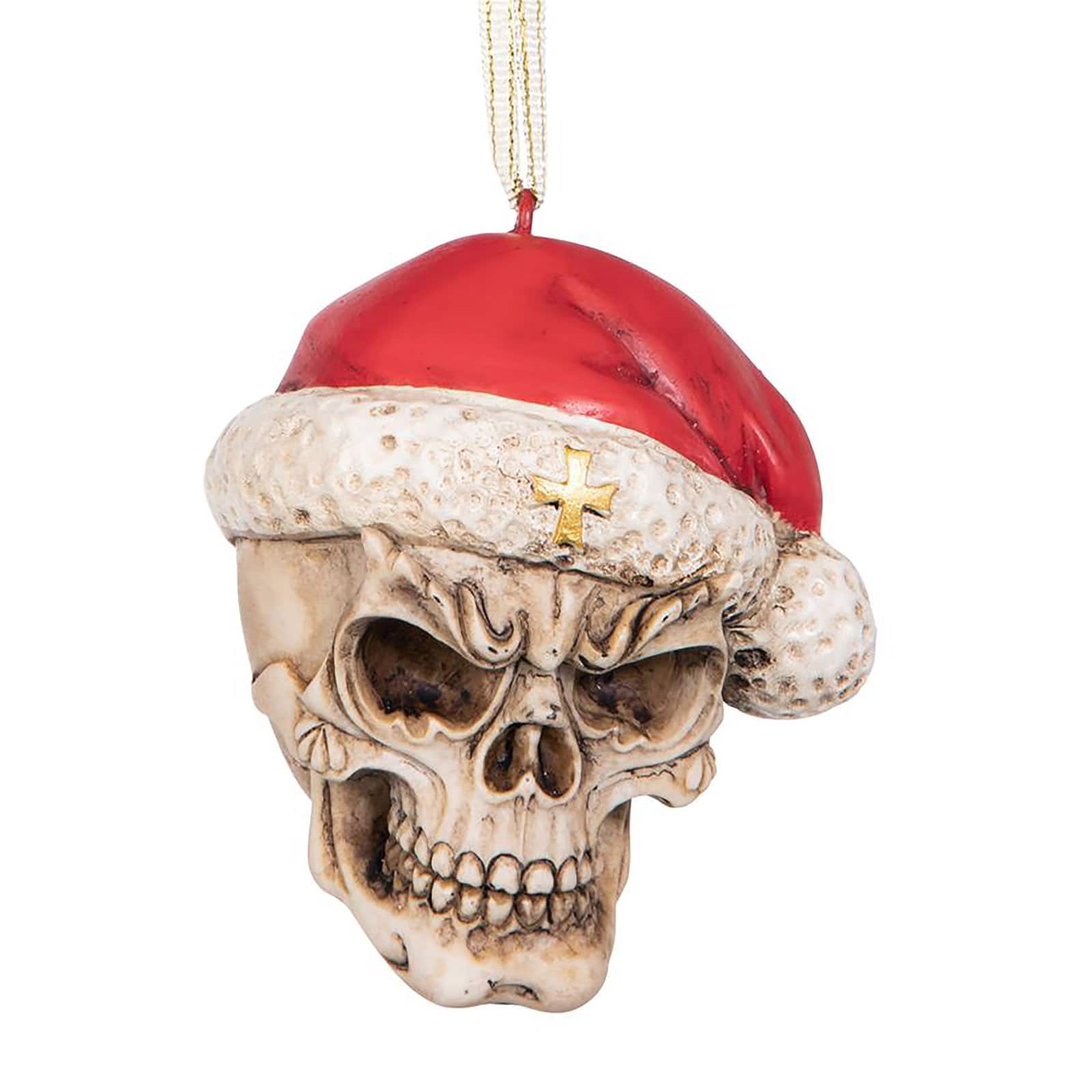 Design Toscano Skelly Claus II Holiday Skeleton Ornament