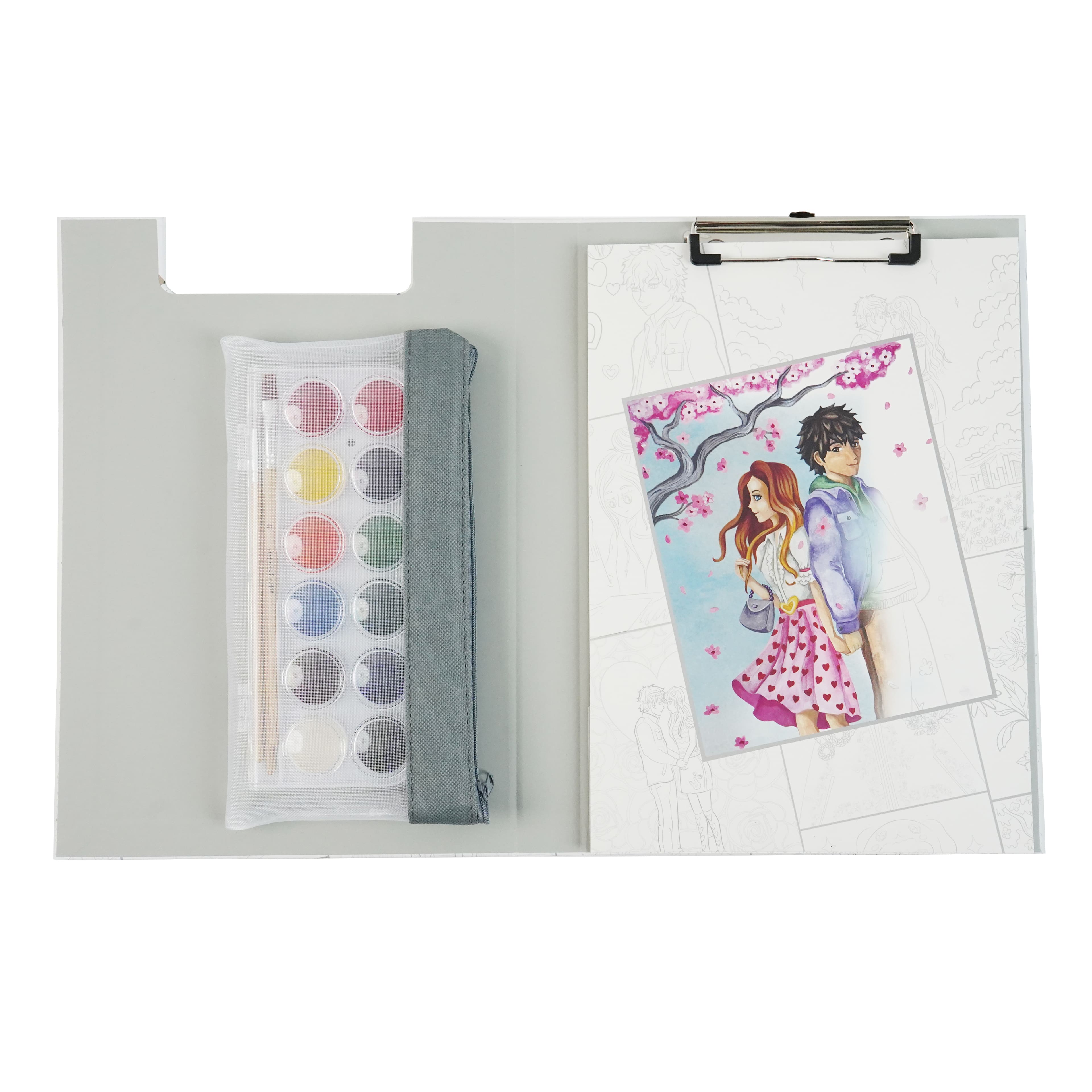 Manga Romance Watercolour Painting Book Kit by Artist's Loft®