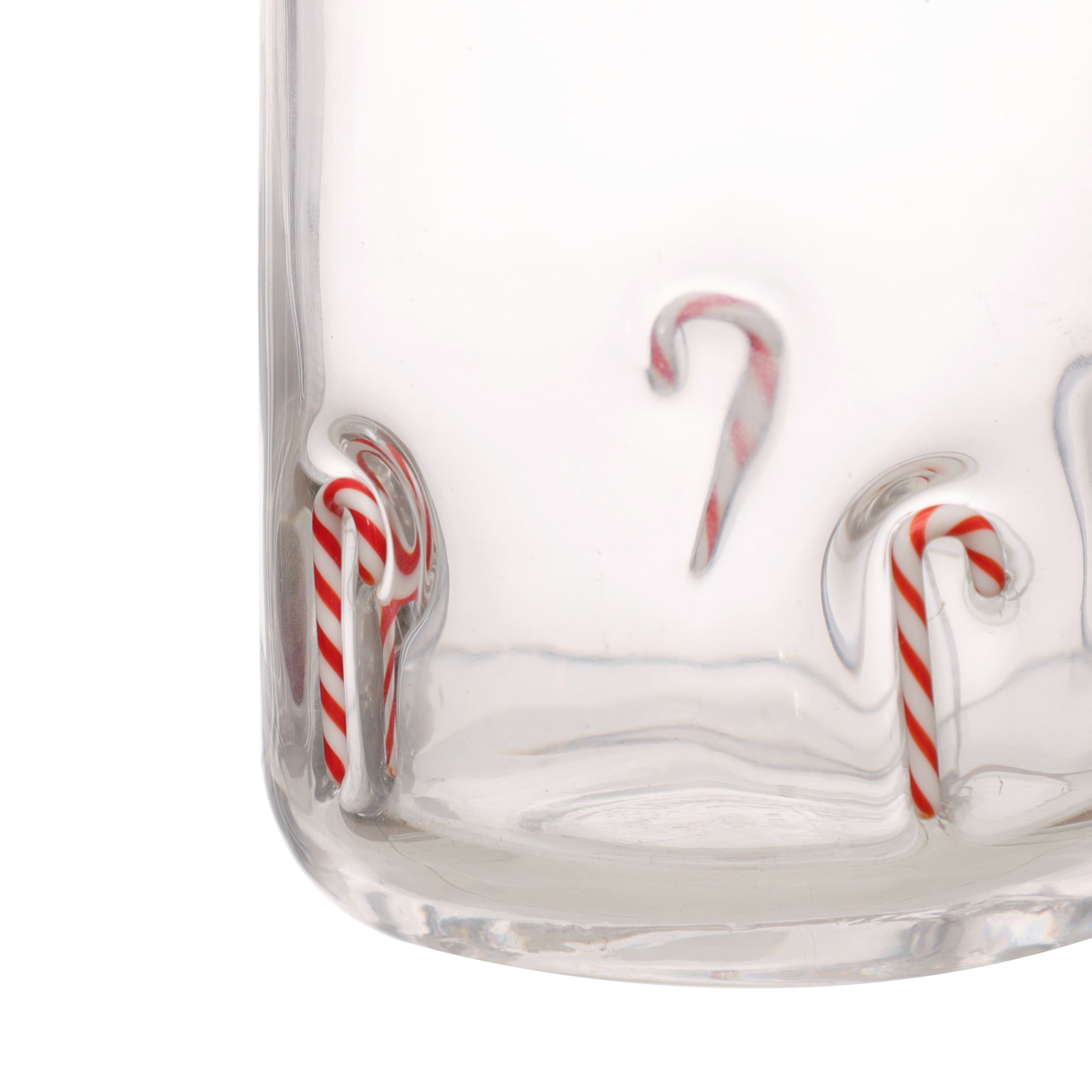 17oz. Clear Glass with Candy Canes by Ashland&#xAE;