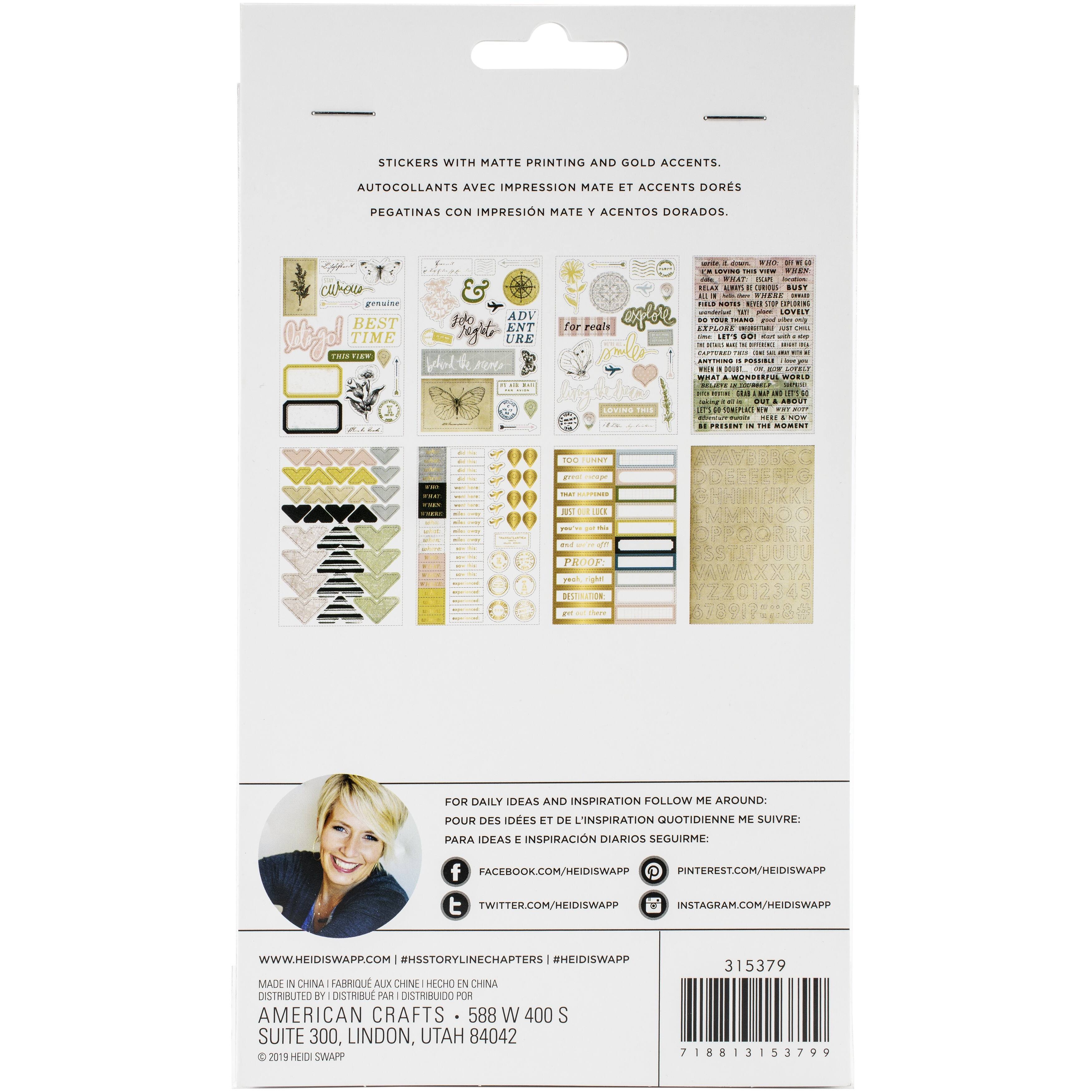 Heidi Swapp® Storyline Chapters Journaler Sticker Book