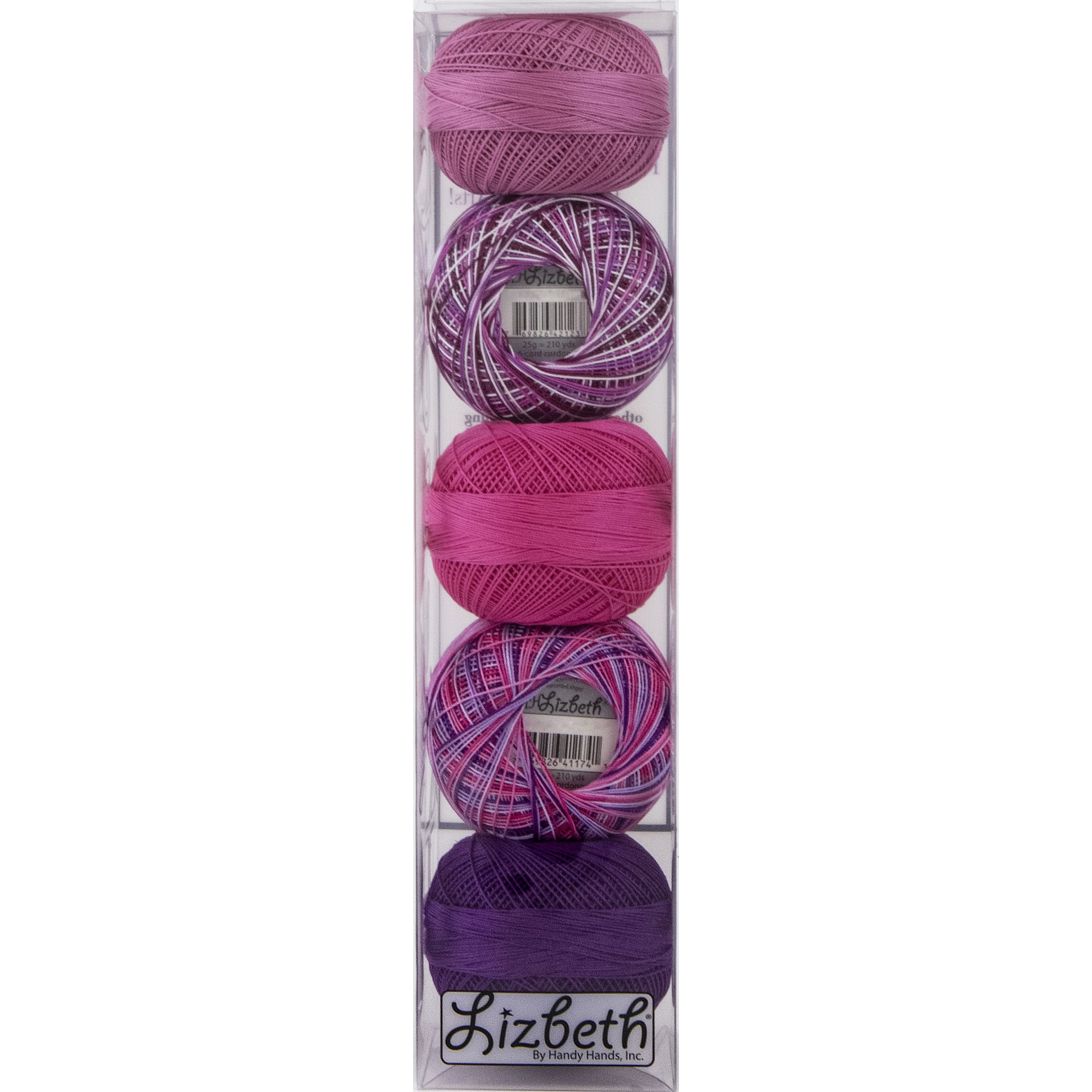 Handy Hands Lizbeth Dance Cordonnet Cotton Thread Pack, Size 20