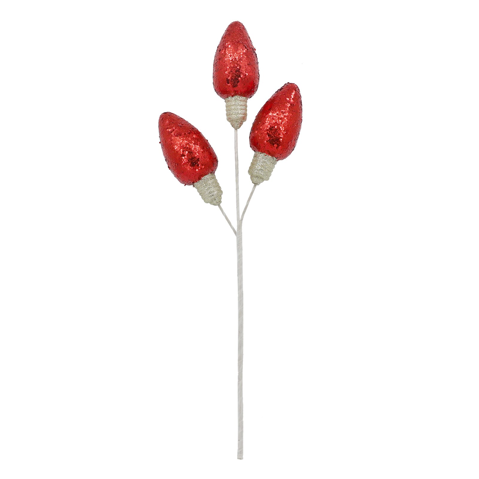 28&#x22; Glitter Light Bulbs Stem by Ashland&#xAE;