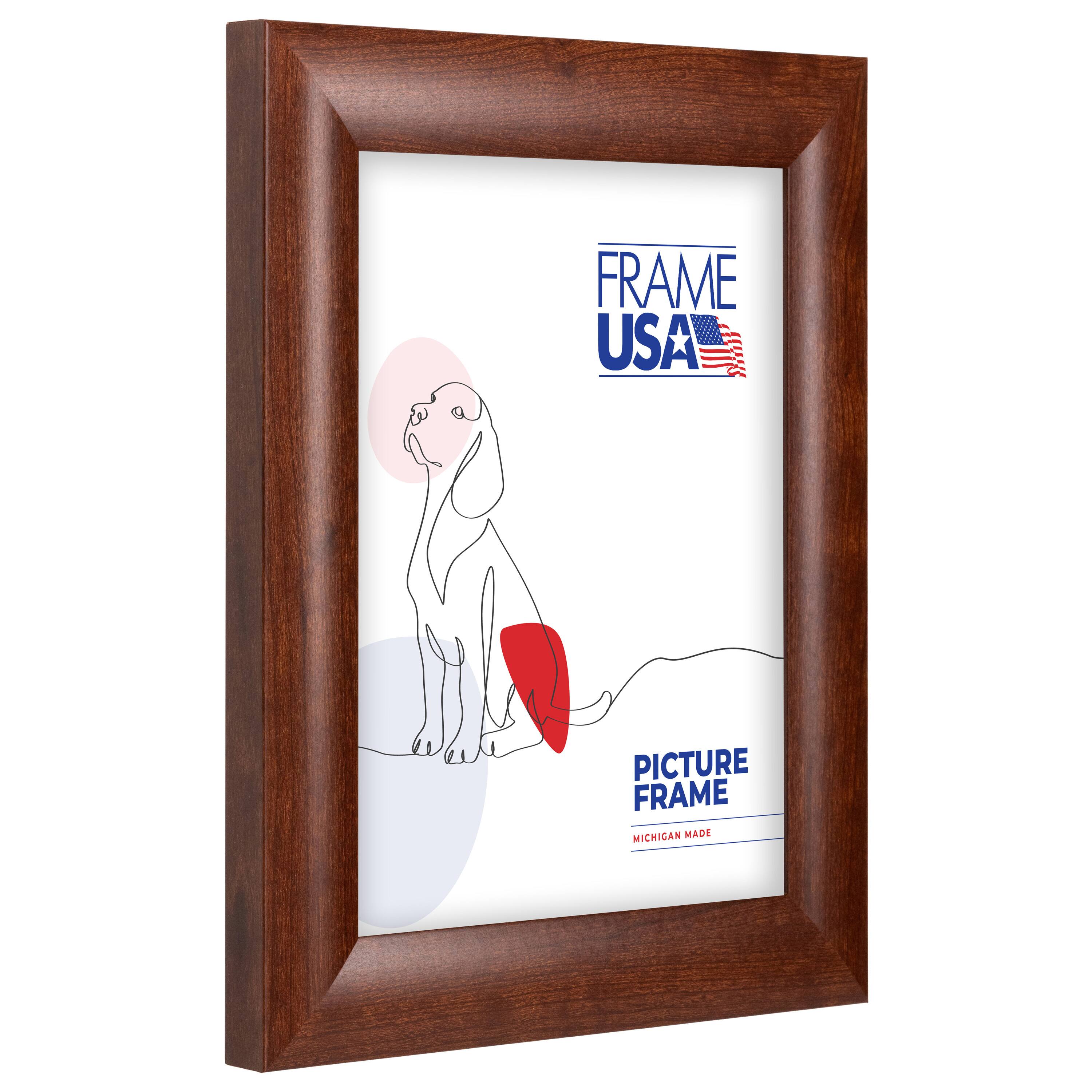 Frame USA Corporate Rounded Canadian Walnut Single Image Picture Frame