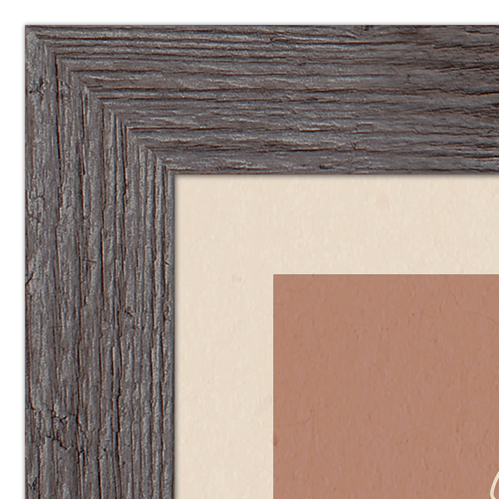 Framed Western Floral Line Drawing Print