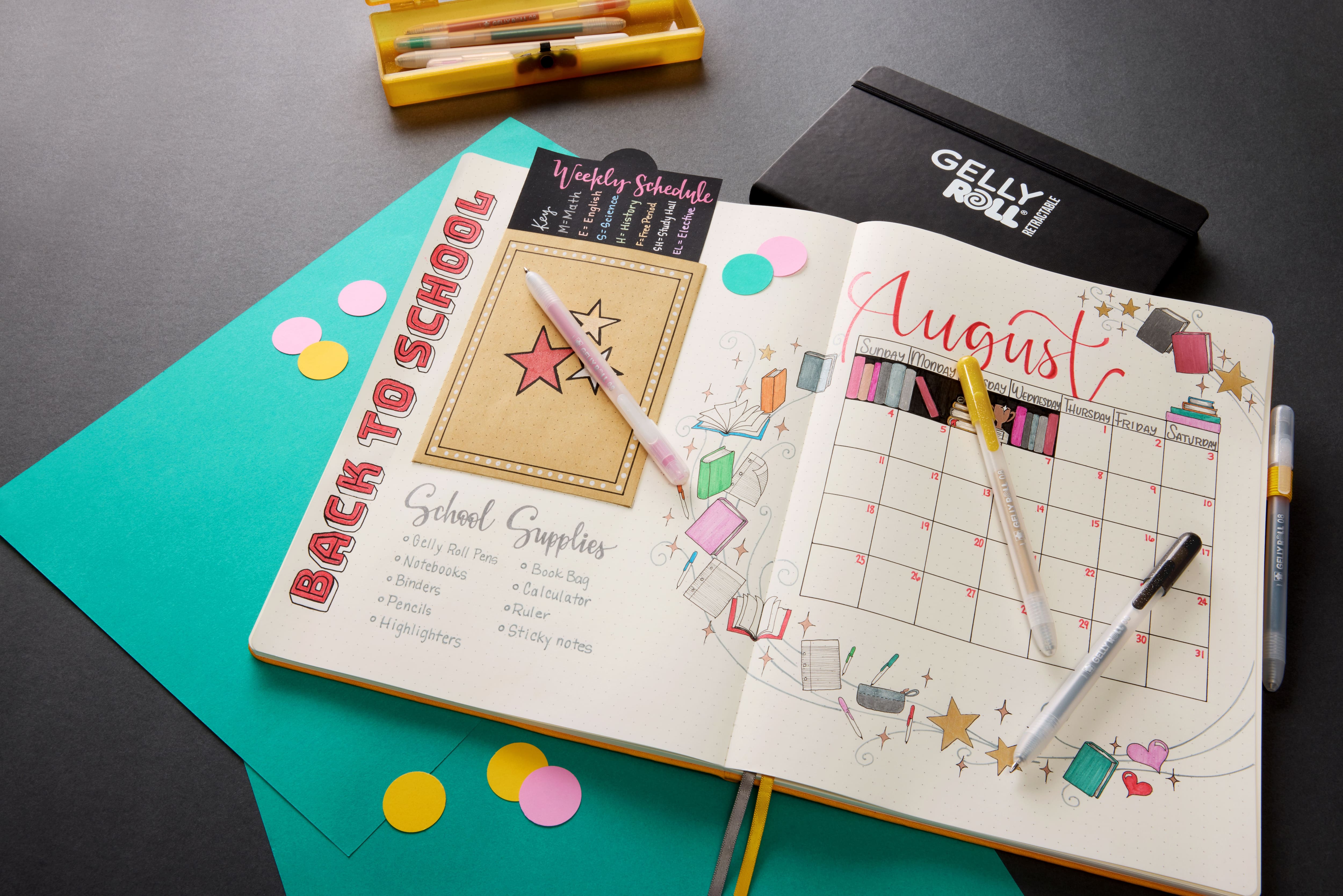 Gelly Roll&#xAE; Retractable Black Effects Set