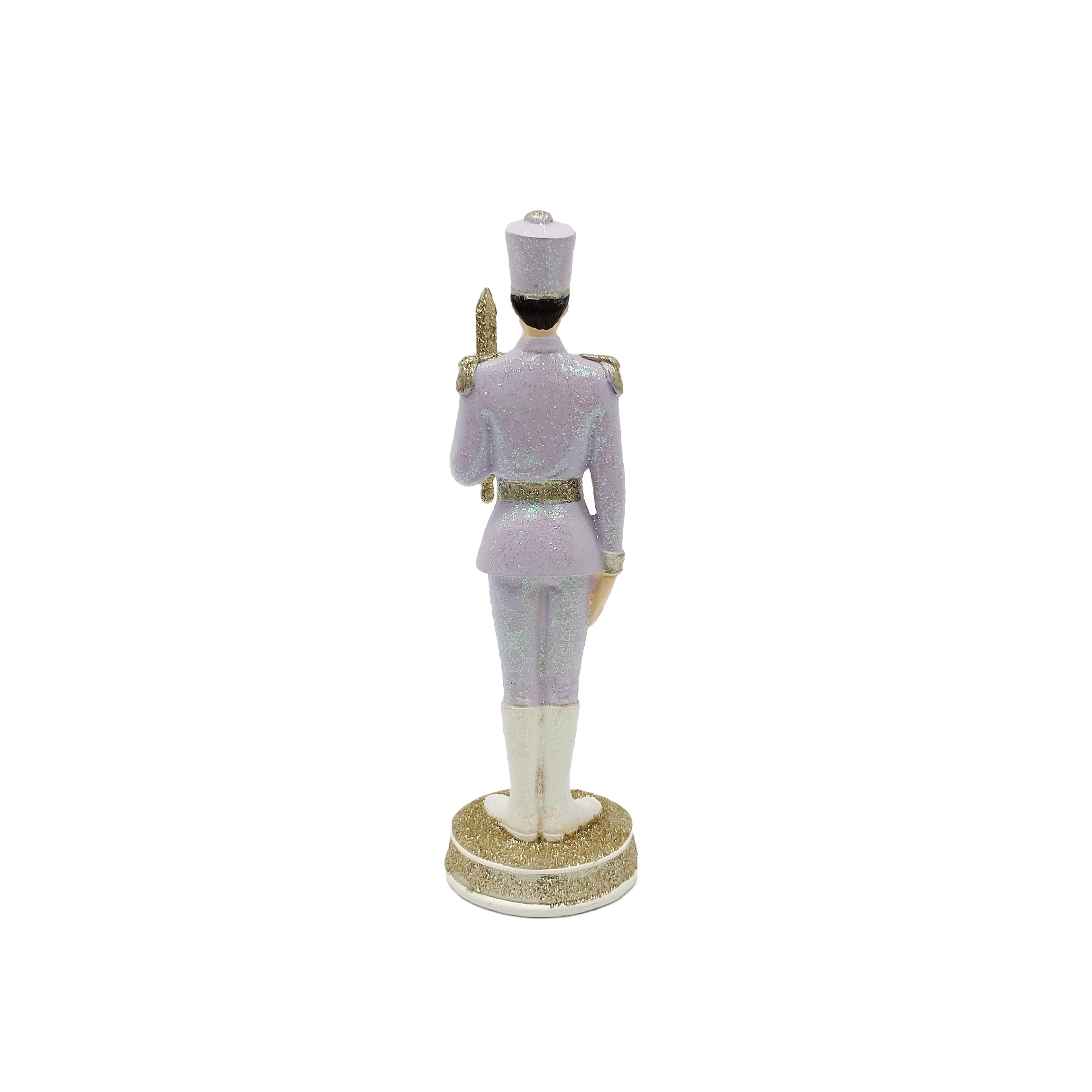 9&#x22; Lavender &#x26; Gold Soldier Boy Tabletop D&#xE9;cor by Ashland&#xAE;