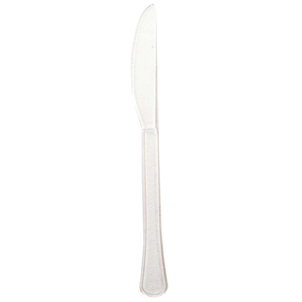 JAM Paper Clear Premium Plastic Knives, 20ct.