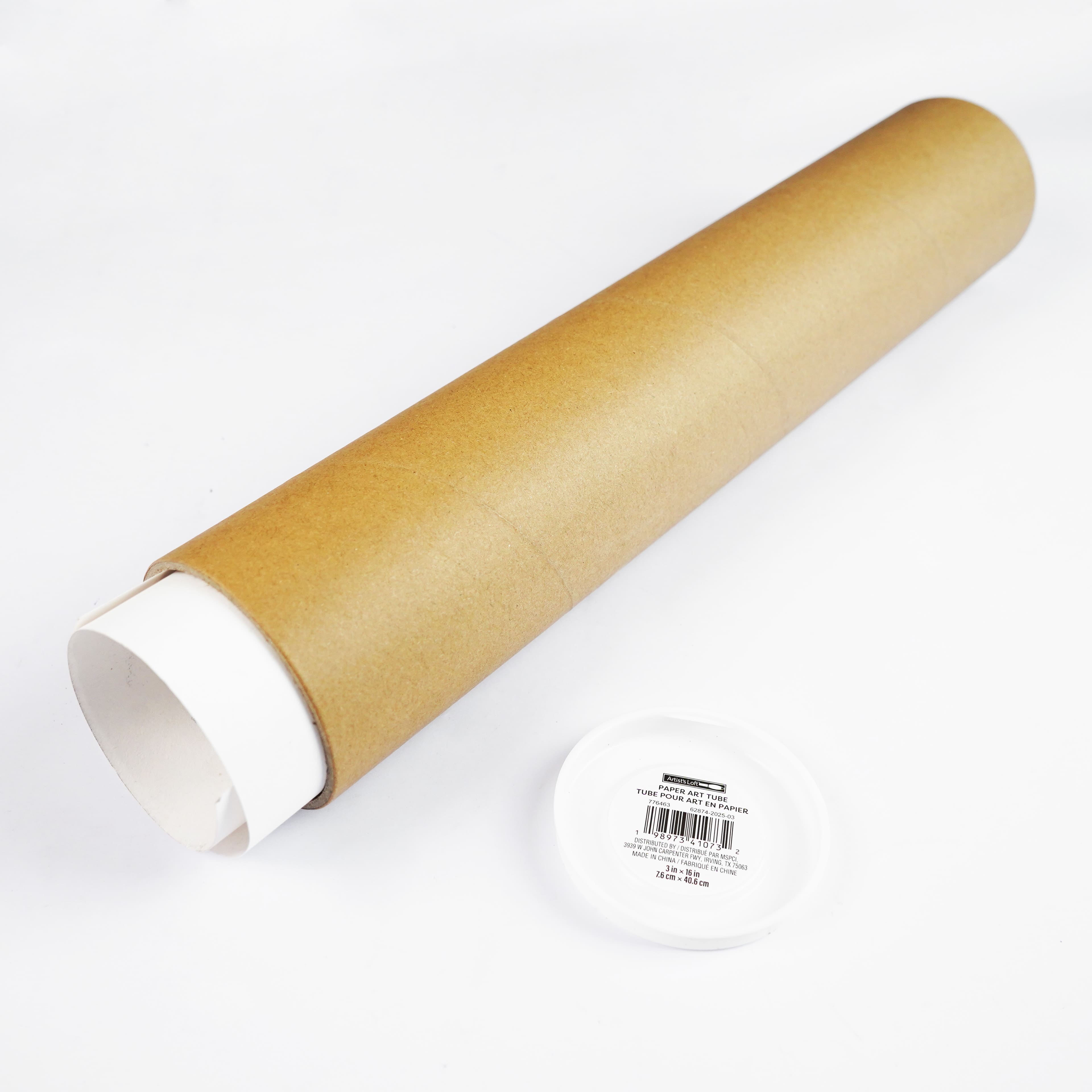 16&#x22; x 3&#x22; Kraft Paper Art Tube by Artist&#x27;s Loft&#x2122;