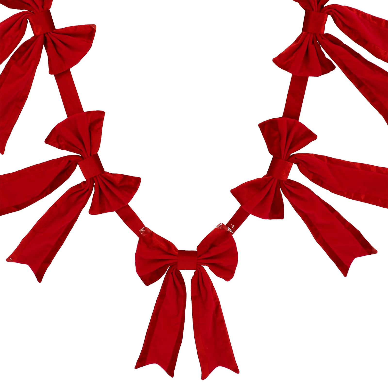 6ft. Red Bow Garland by Ashland&#xAE;