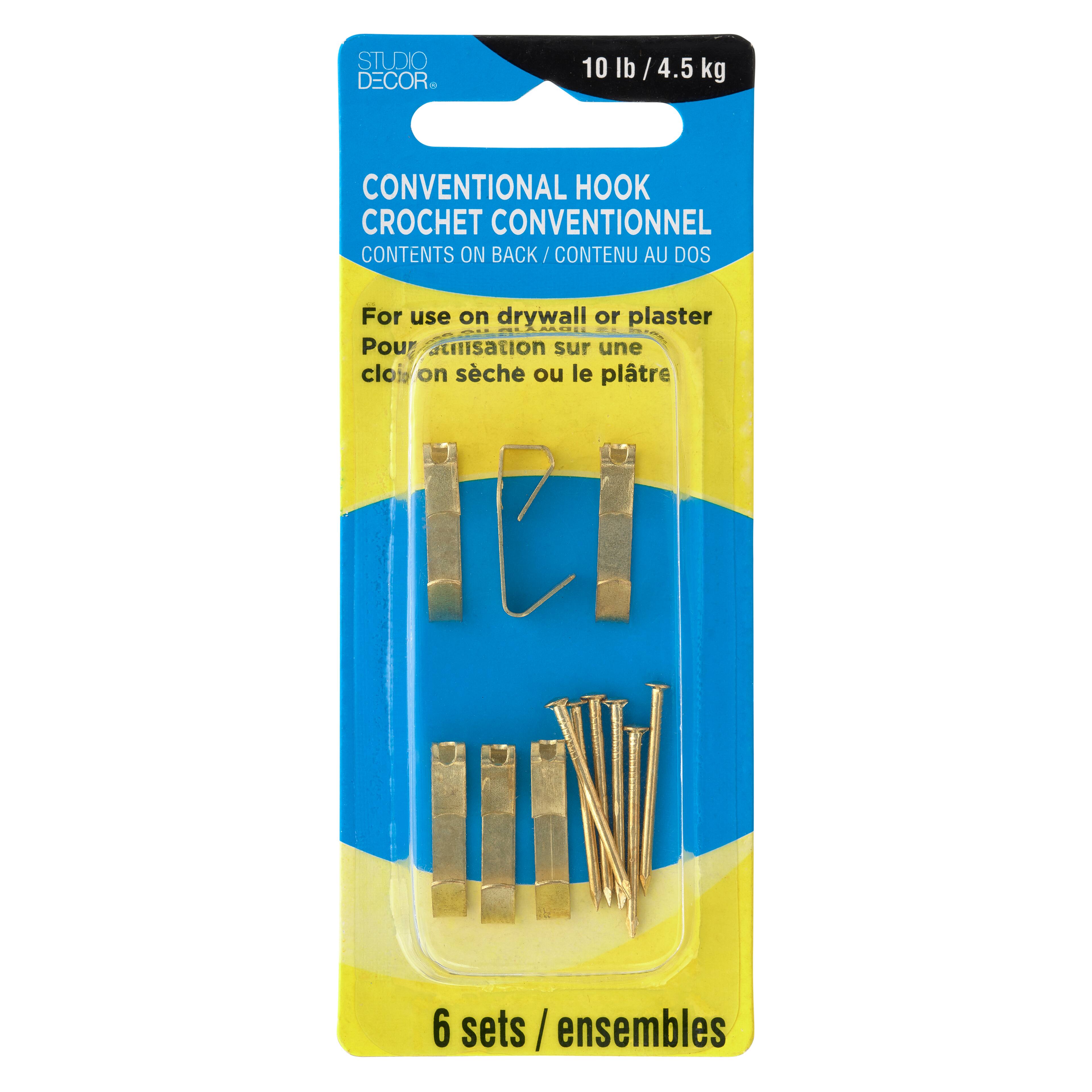 Conventional Hook with Nail by Studio Décor®
