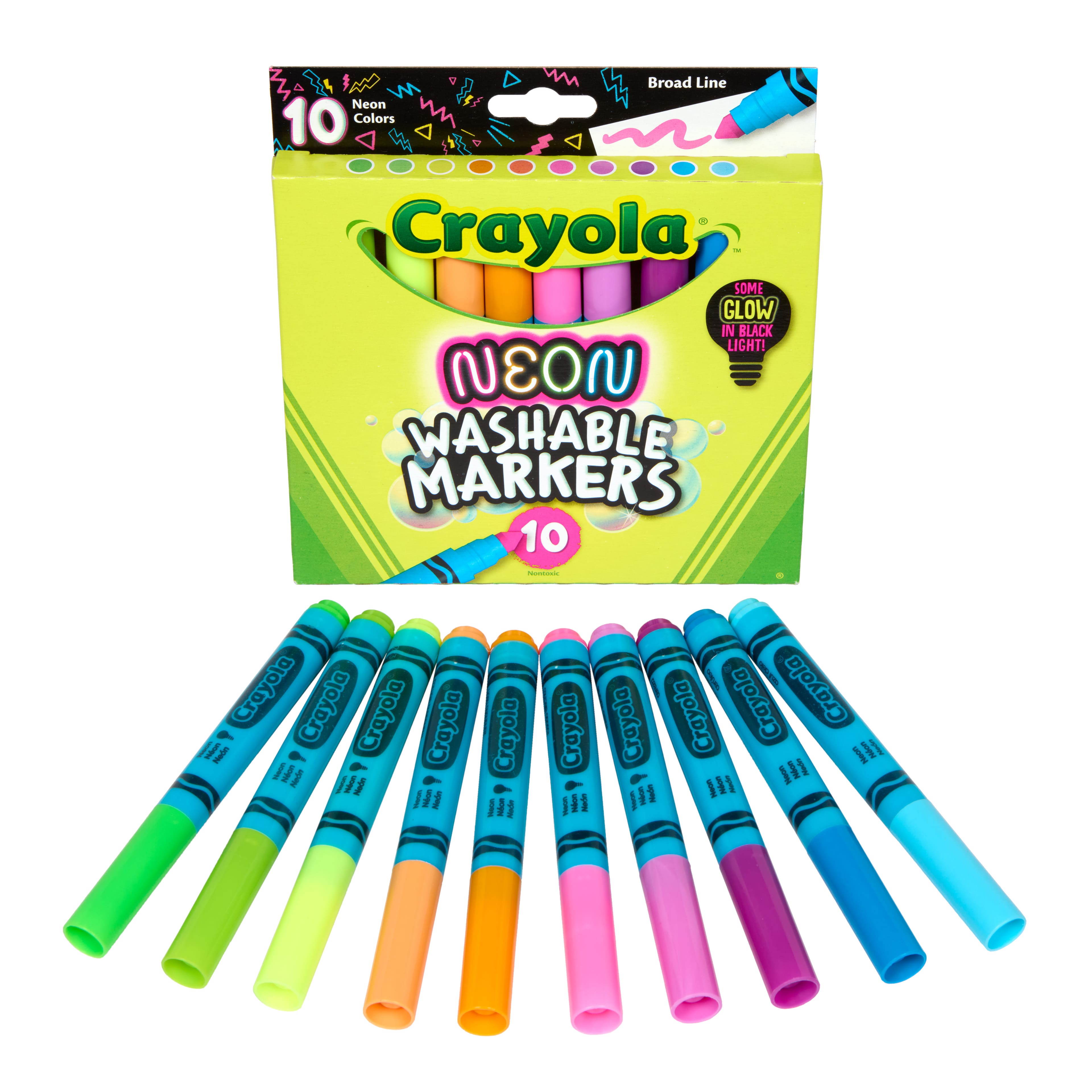 Crayola&#xAE; Neon 10 Color Marker Set