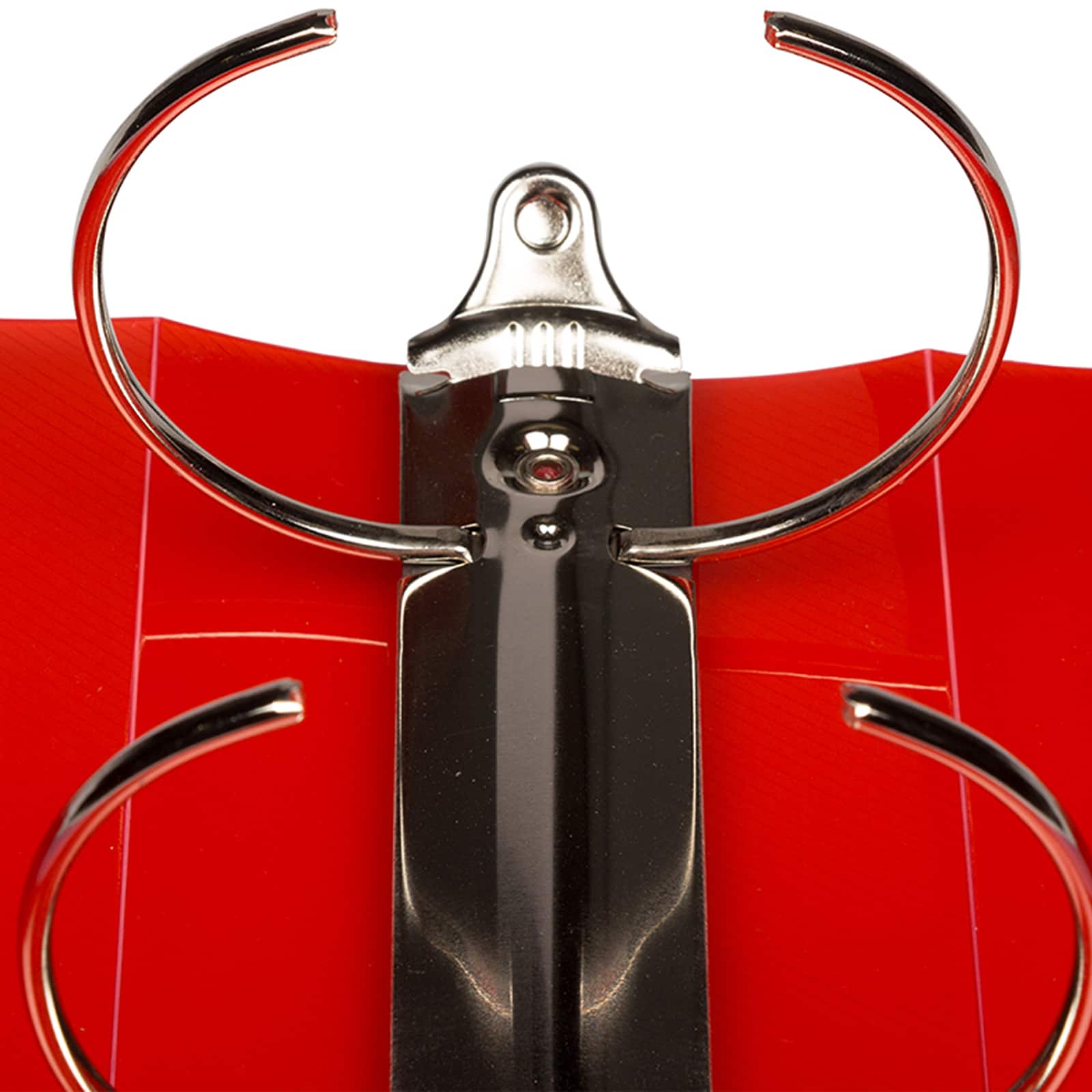 JAM Paper Designders® 3" Red Plastic 3 Metal Ring Binder