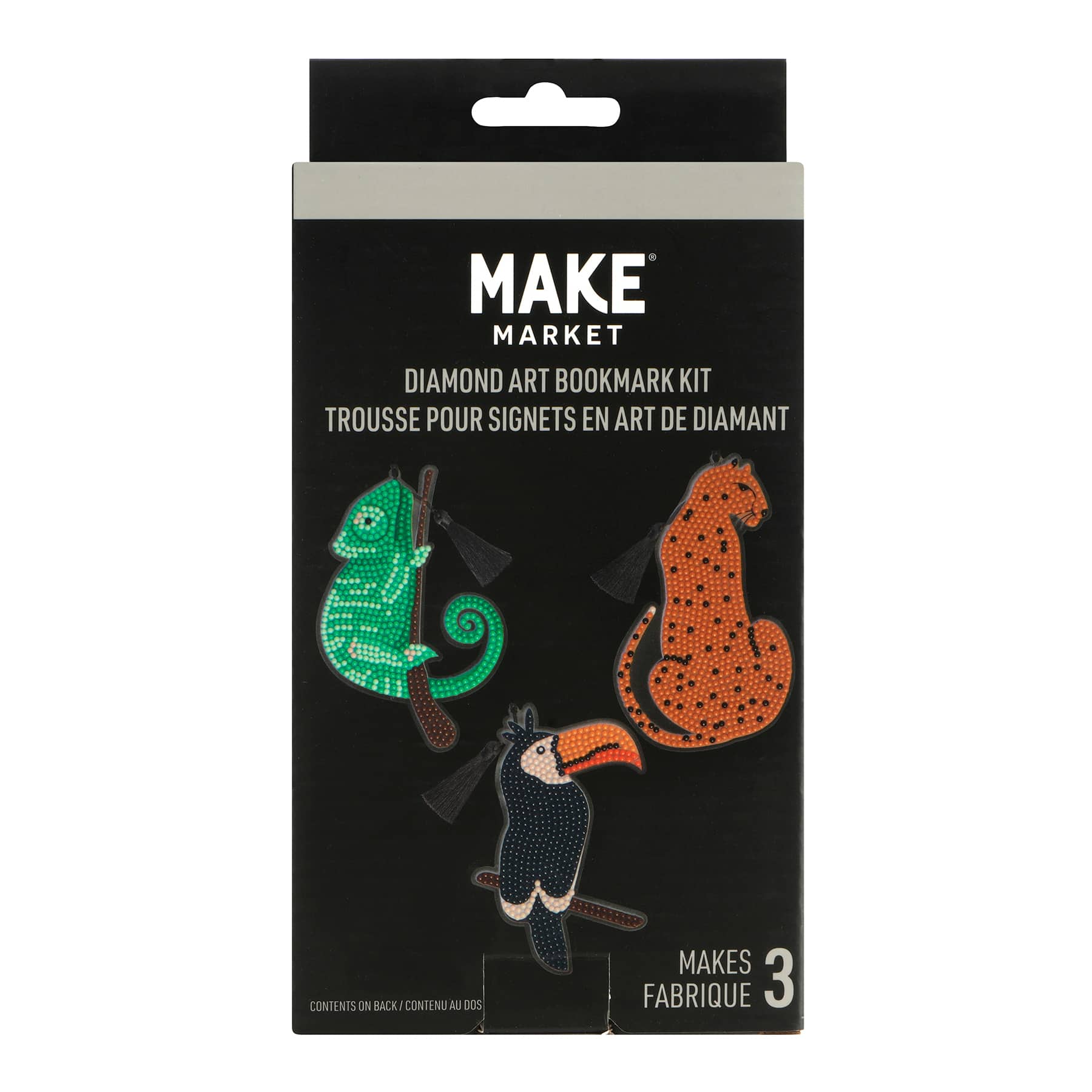 Jungle Animal Bookmarks Diamond Art Kit by Make Market&#xAE;