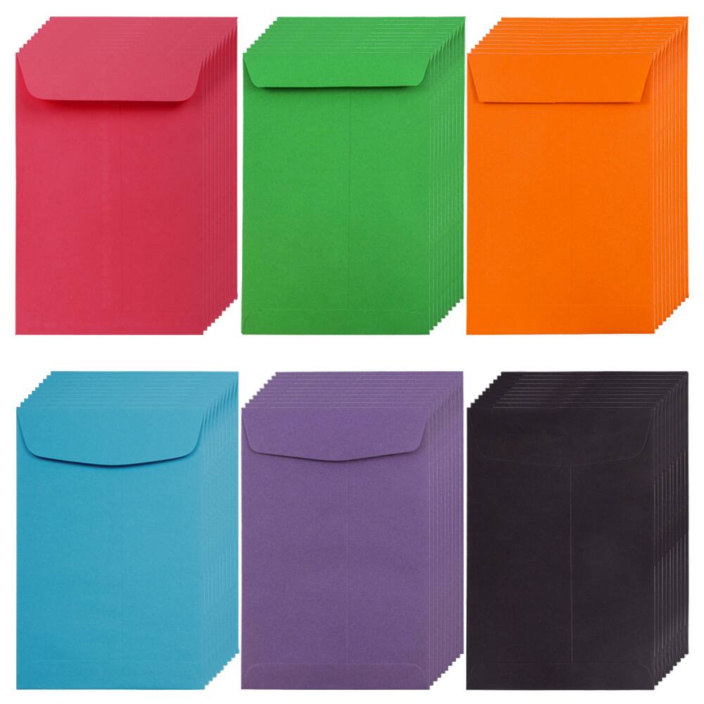 JAM Paper 6" x 9" Assorted Open End Catalog Envelopes, 60ct.