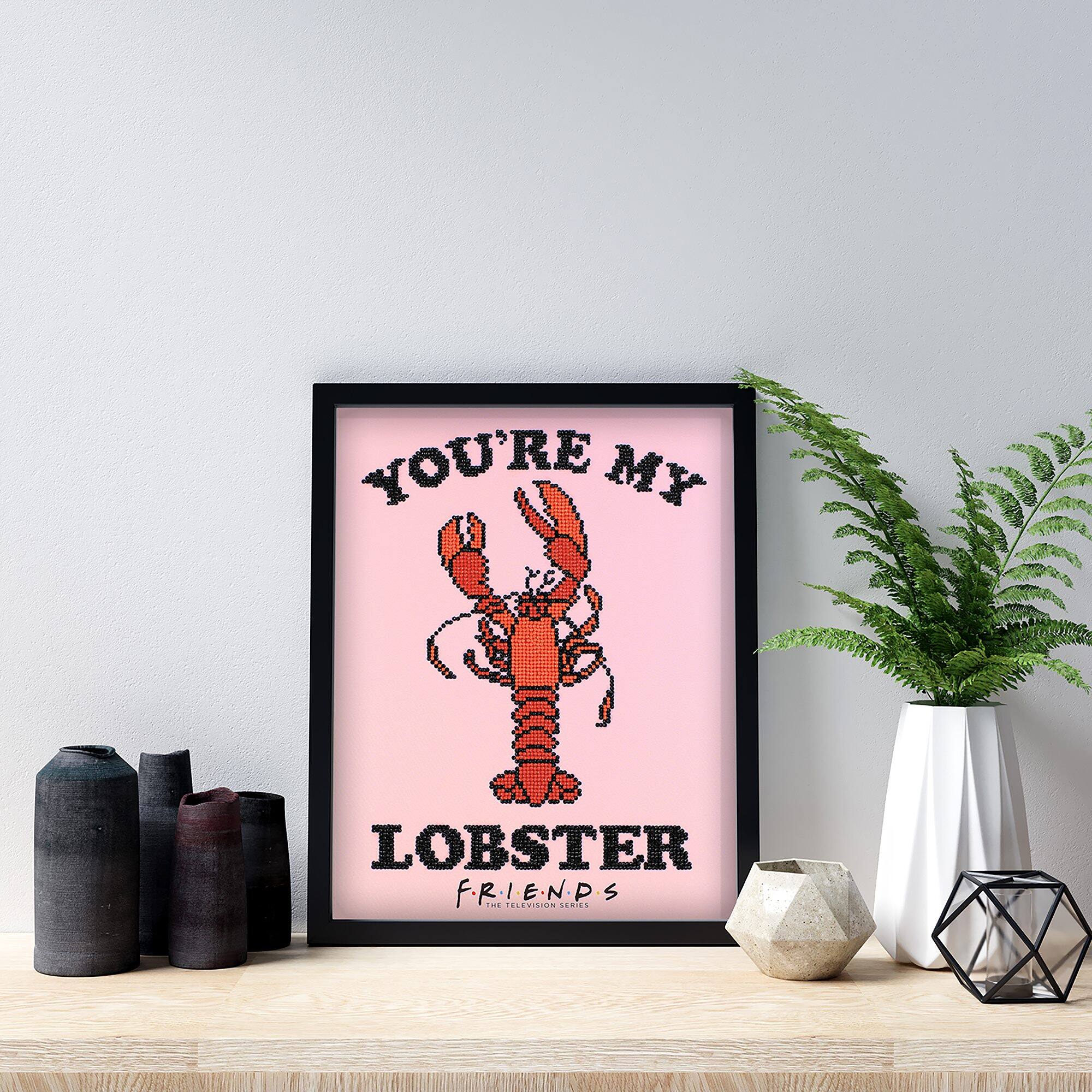 Camelot Dotz® Intermediate You're My Lobster Diamond Painting Kit