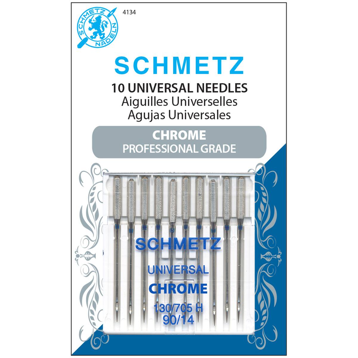 Euro-Notions SCHMETZ Chrome Universal Machine Needles, 10ct.