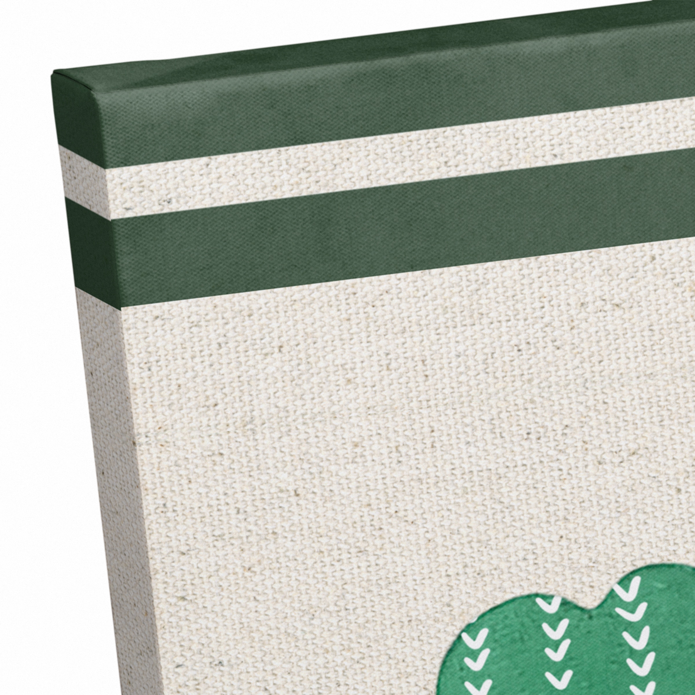 Clover Pattern 16&#x22; x 20&#x22; Canvas Wall Art