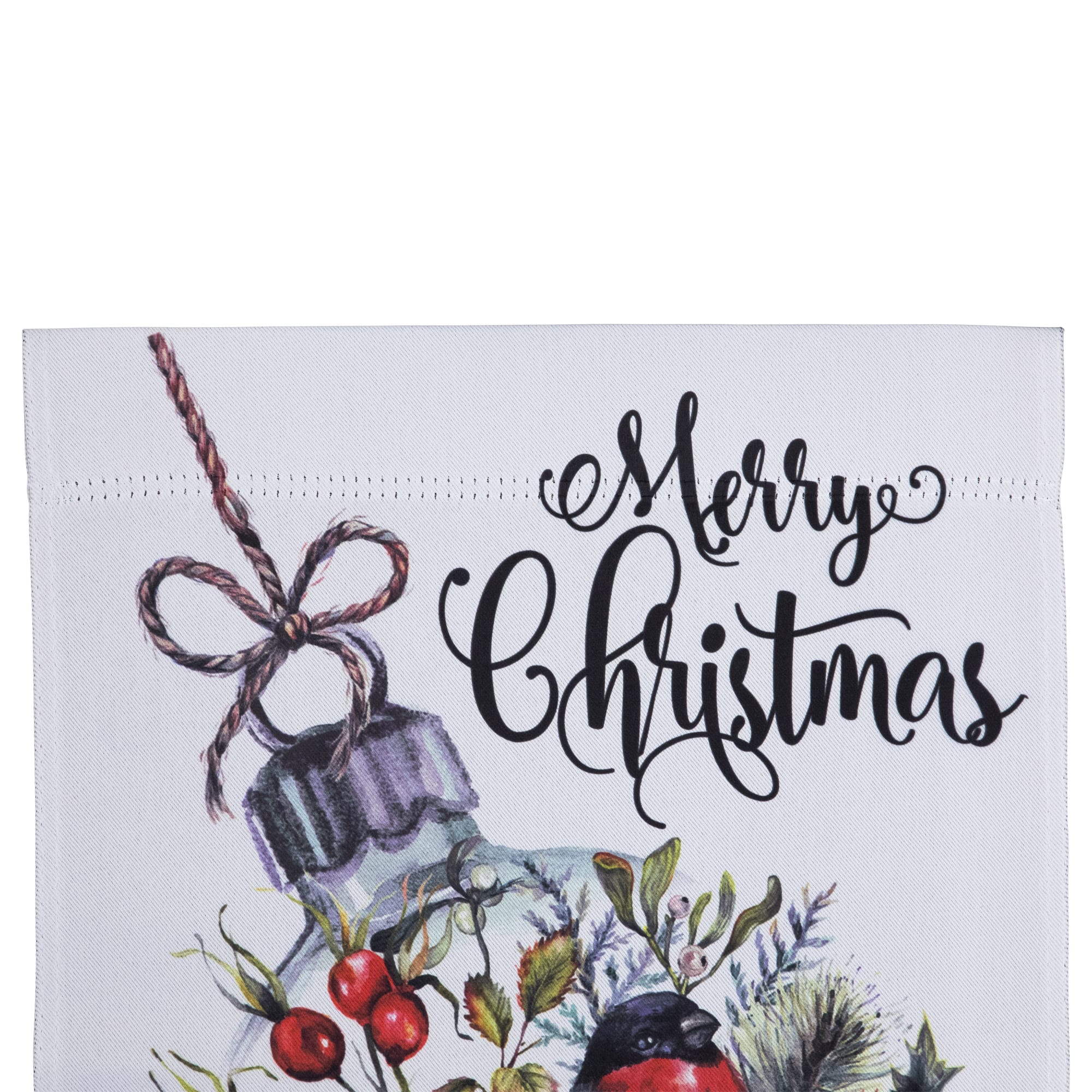 Merry Christmas Ornament Outdoor Christmas Garden Flag - 18&#x22; x 12.5&#x22;