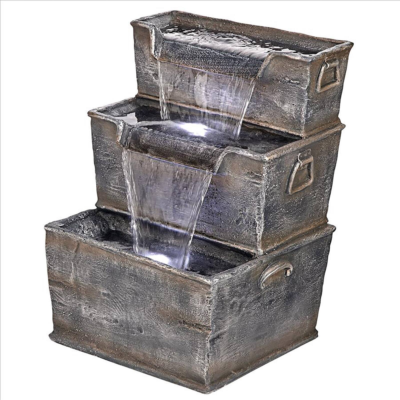 Design Toscano Saddle Mountain Cascading Garden Fountain