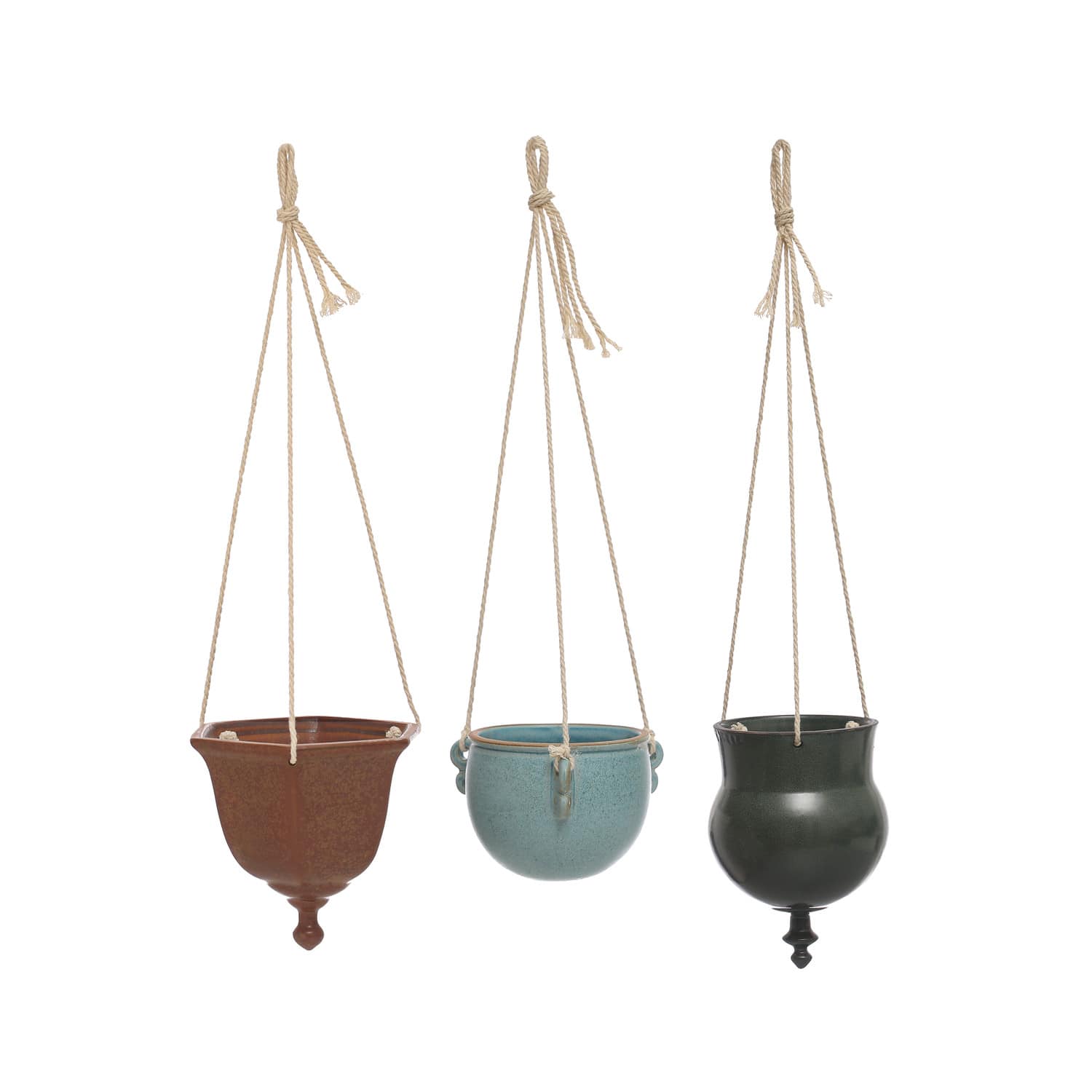 Hanging Pot with Rope Set