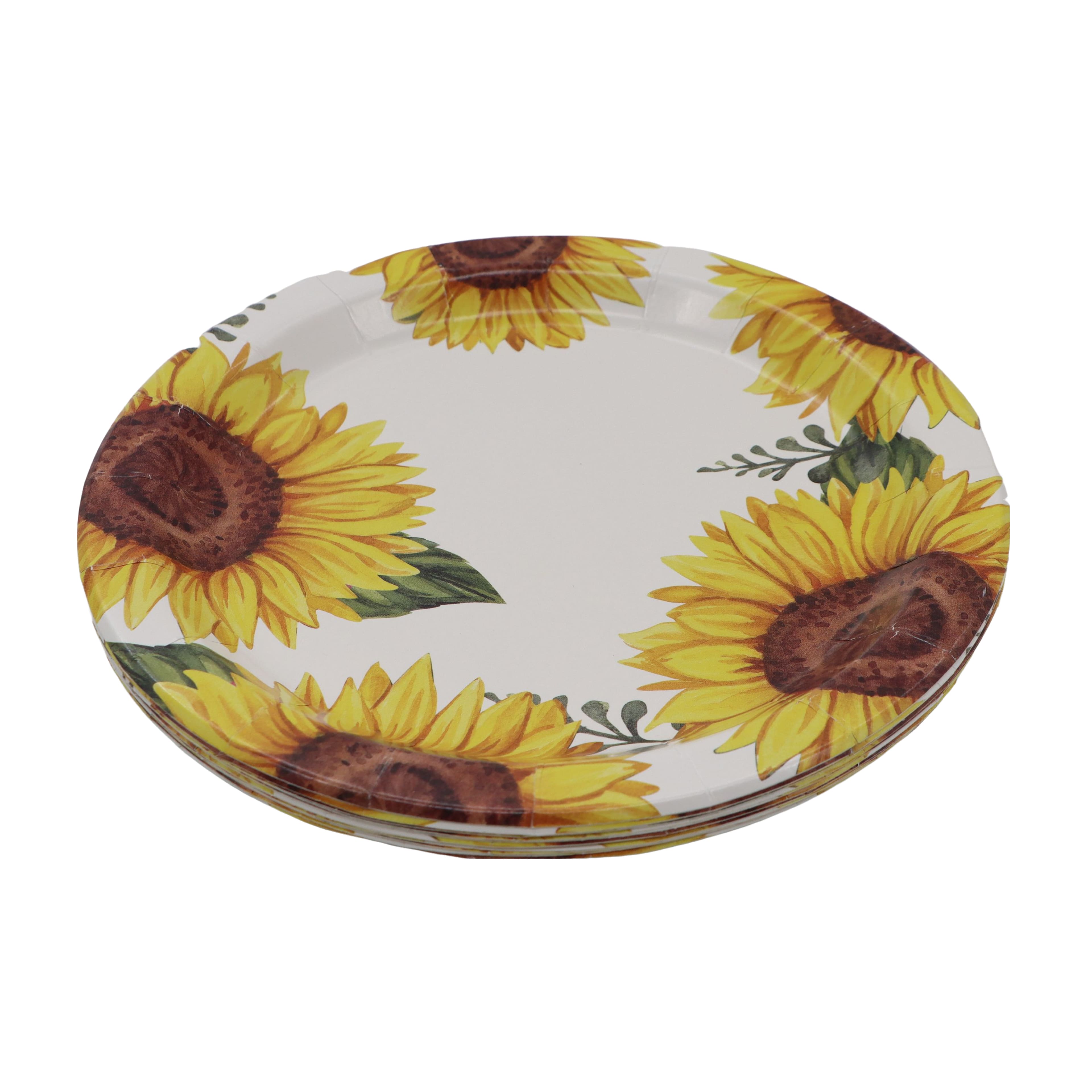 7&#x22; Sunflower Paper Salad Plates, 12ct. by Celebrate It&#x2122;