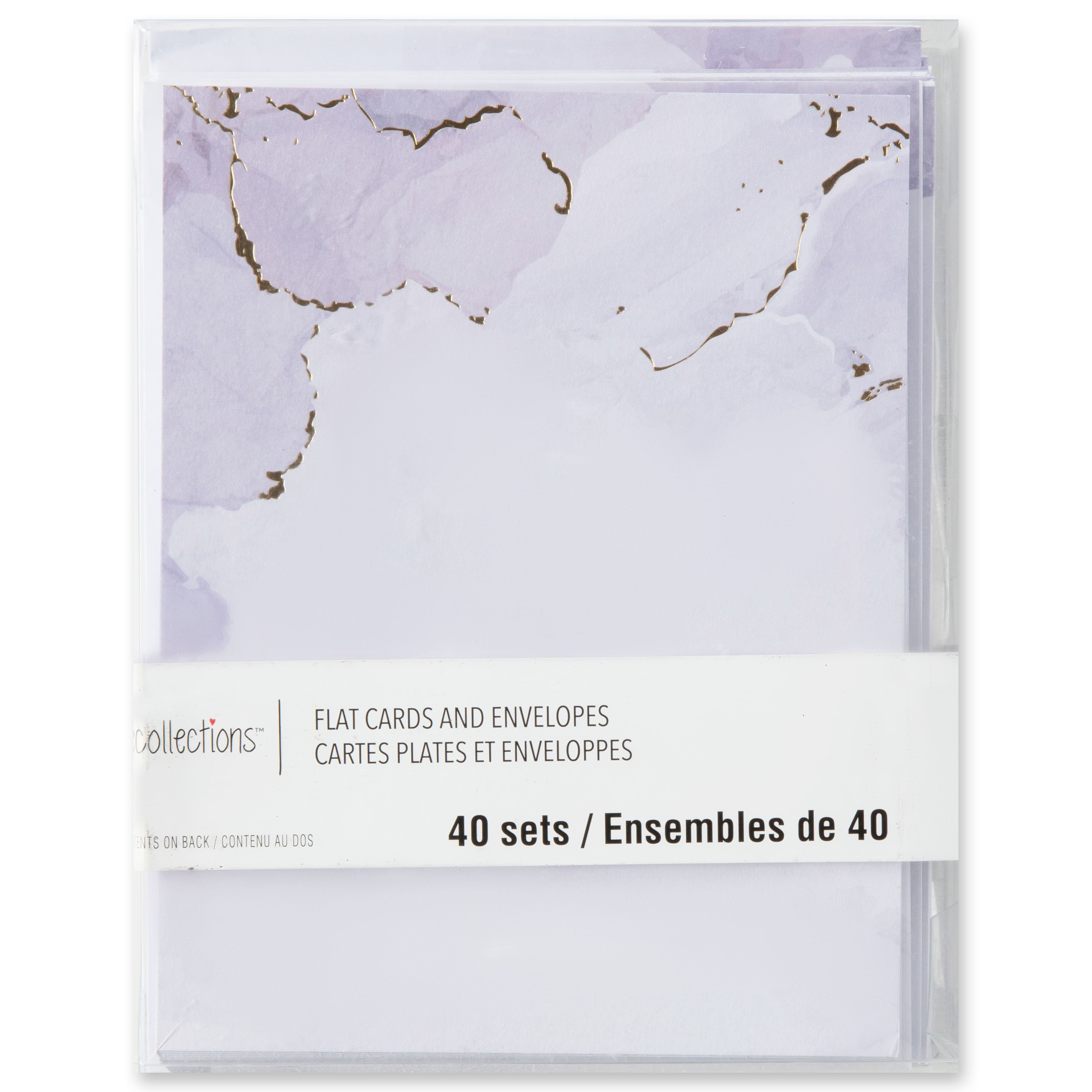 Gray Watercolor Flat Cards &#x26; Envelopes by Recollections&#x2122;, 4.25&#x22; x 5.5&#x22;