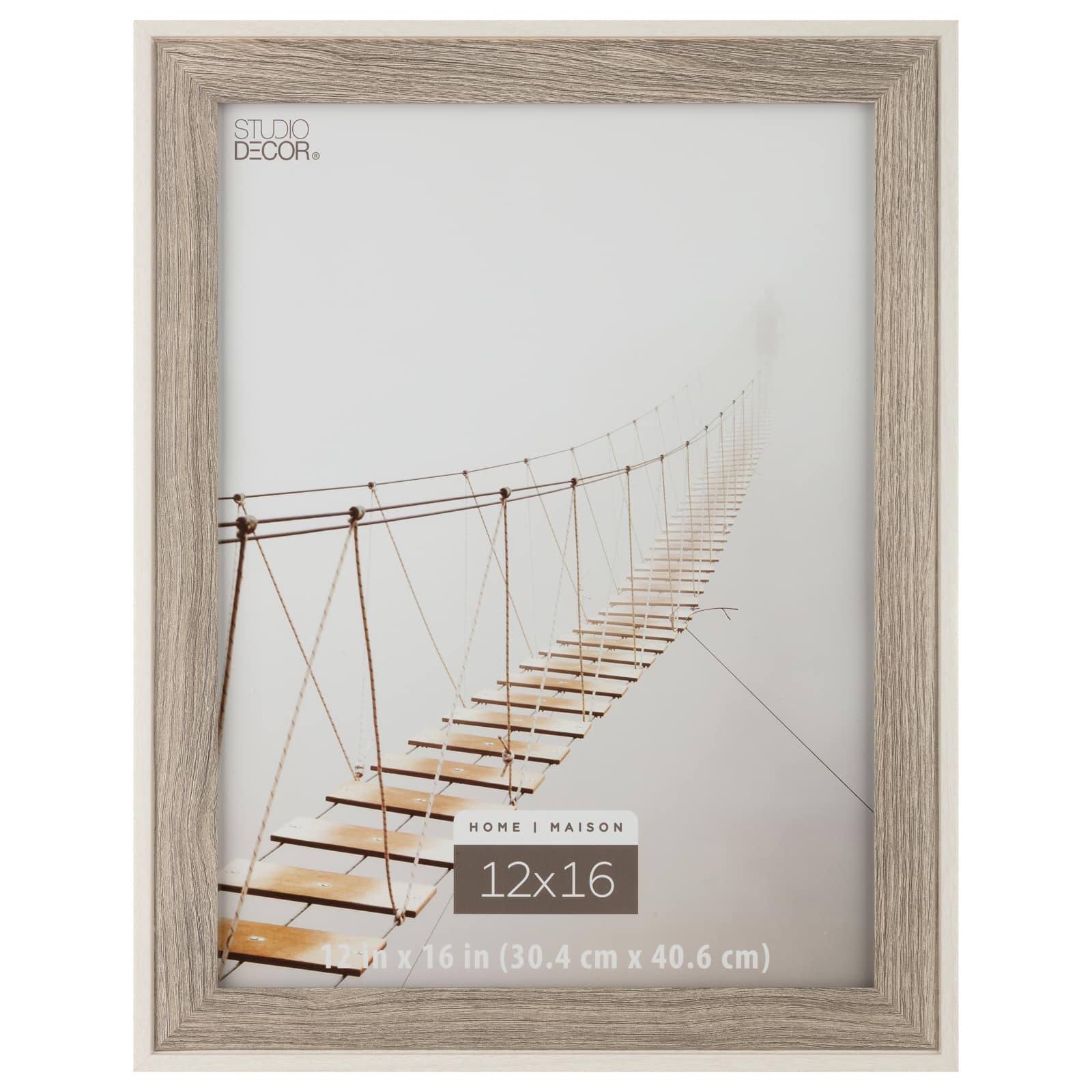 Home Graywash &#x26; White Frame by Studio D&#xE9;cor&#xAE;