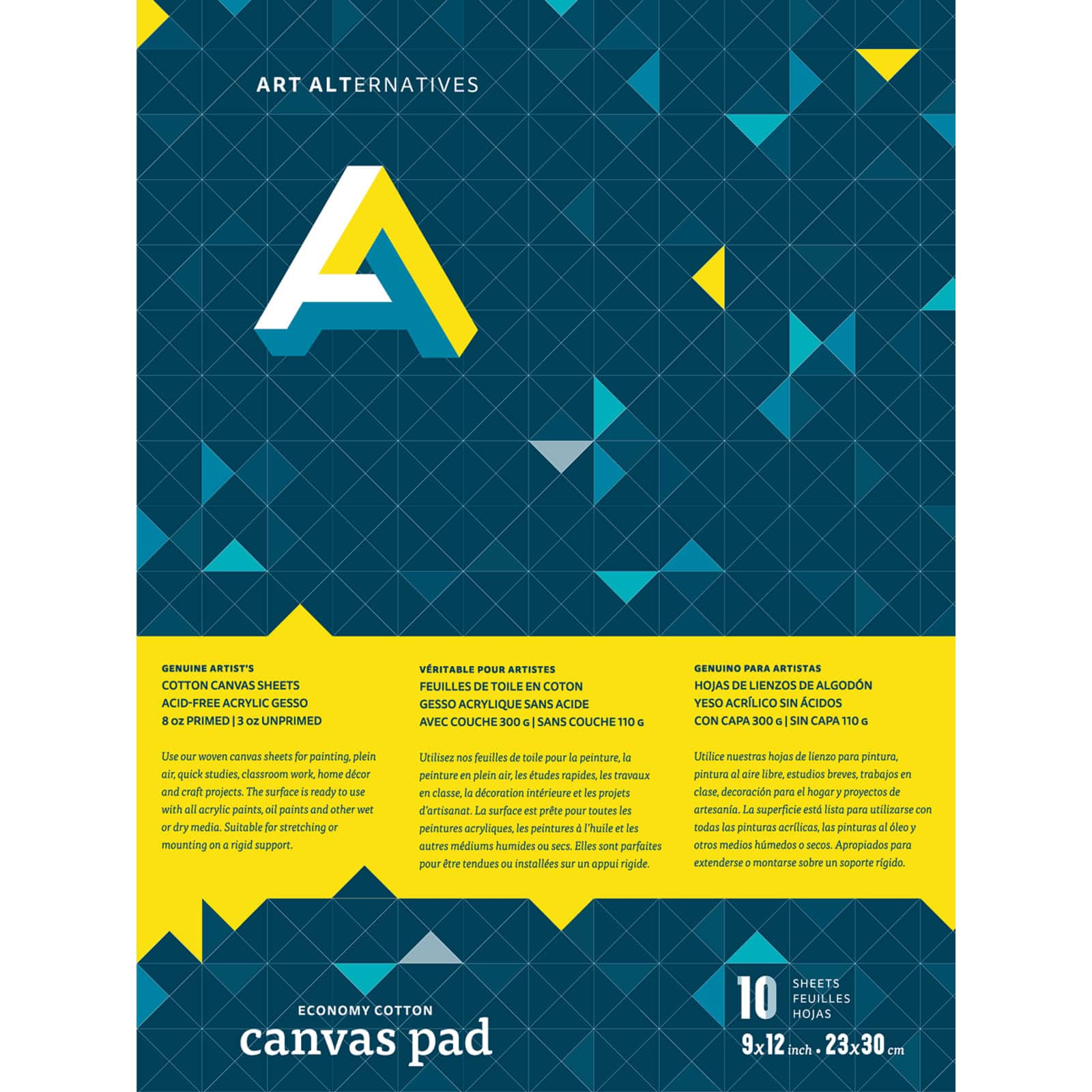 Art Alternatives Genuine Artist&#x27;s Canvas Pad