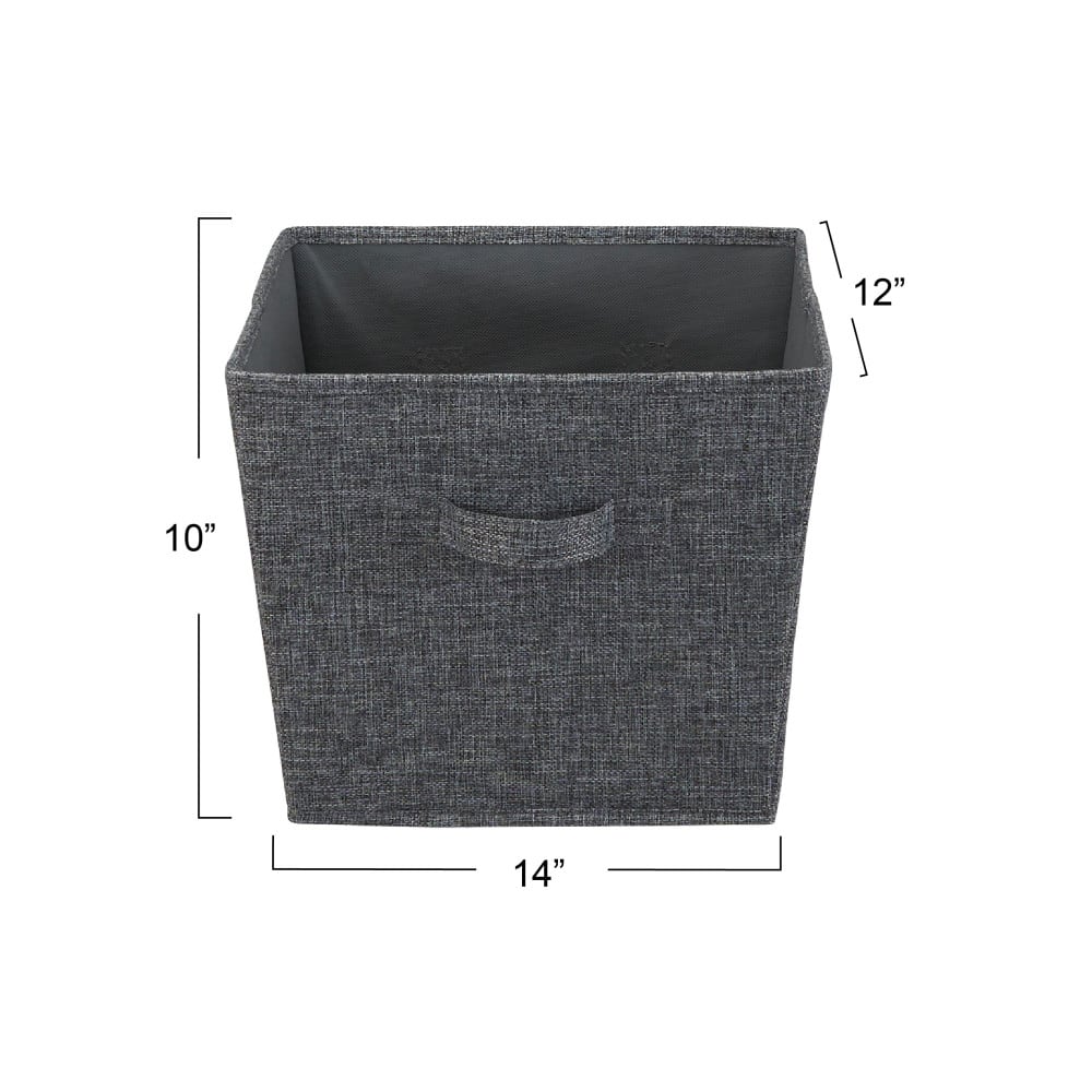 Household Essentials Tapered Fabric Storage Bins, 2ct.