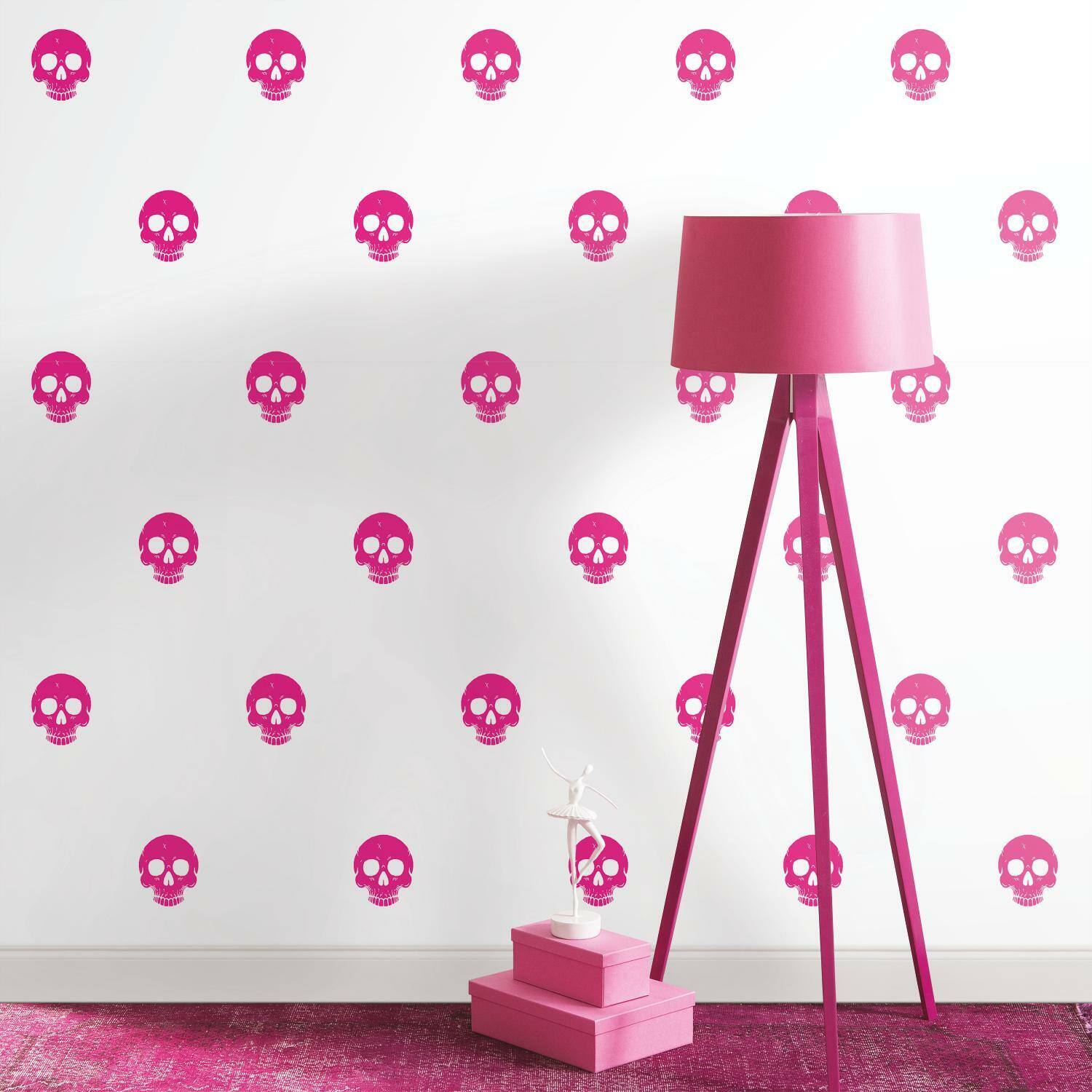 RoomMates Disney Cruella Glamour Skulls Peel & Stick Wallpaper