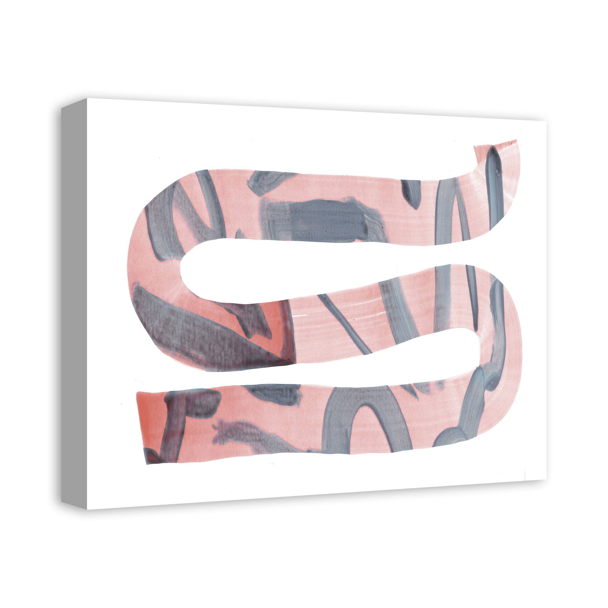 Abstract Strokes 20&#x22; x 16&#x22; Canvas Wall Art