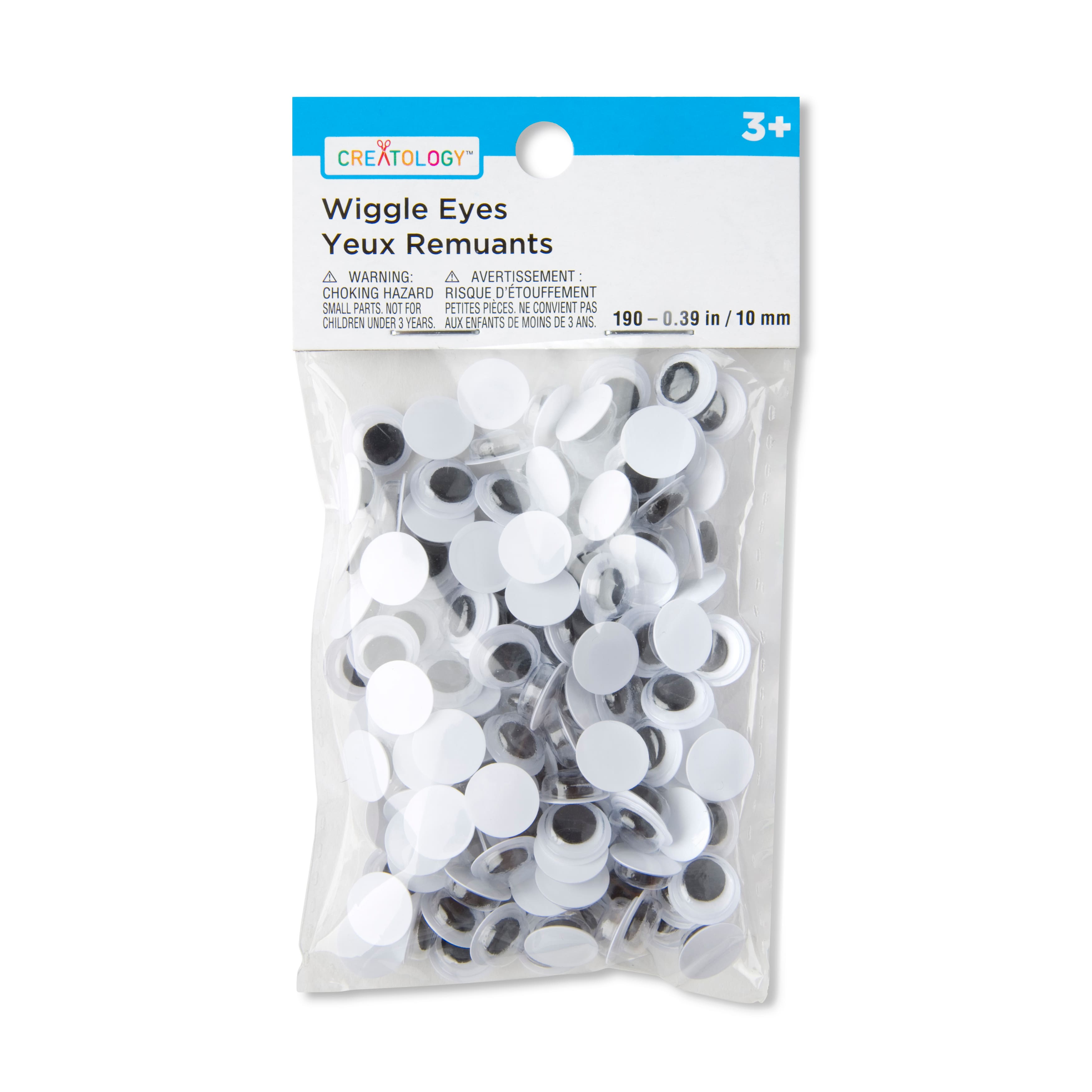 12 Packs: 190 ct. (2,280 total) 10 mm Flat Back Wiggle Eyes by Creatology&#x2122;