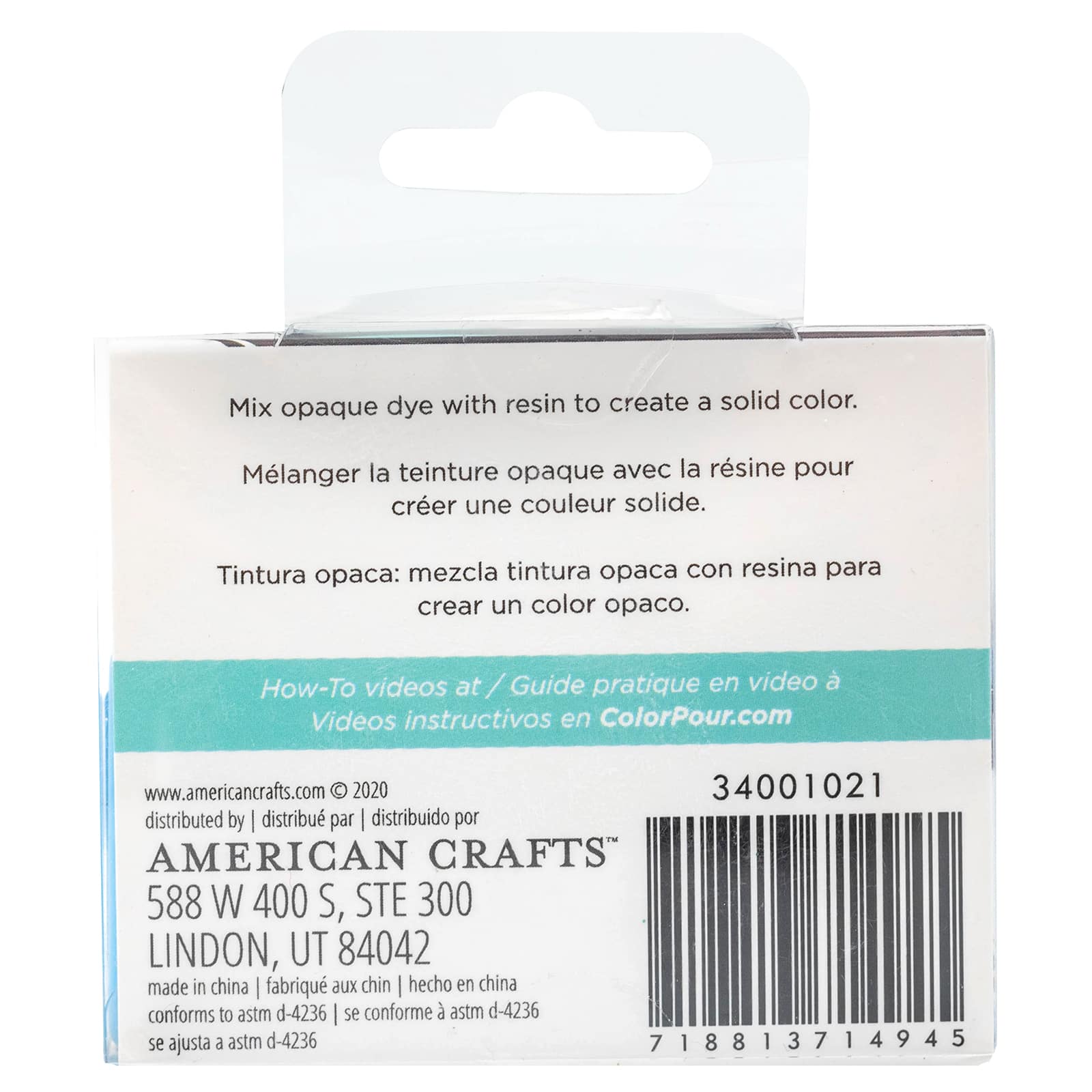 American Crafts&#x2122; Color Pour Resin Galaxy Opaque Dye
