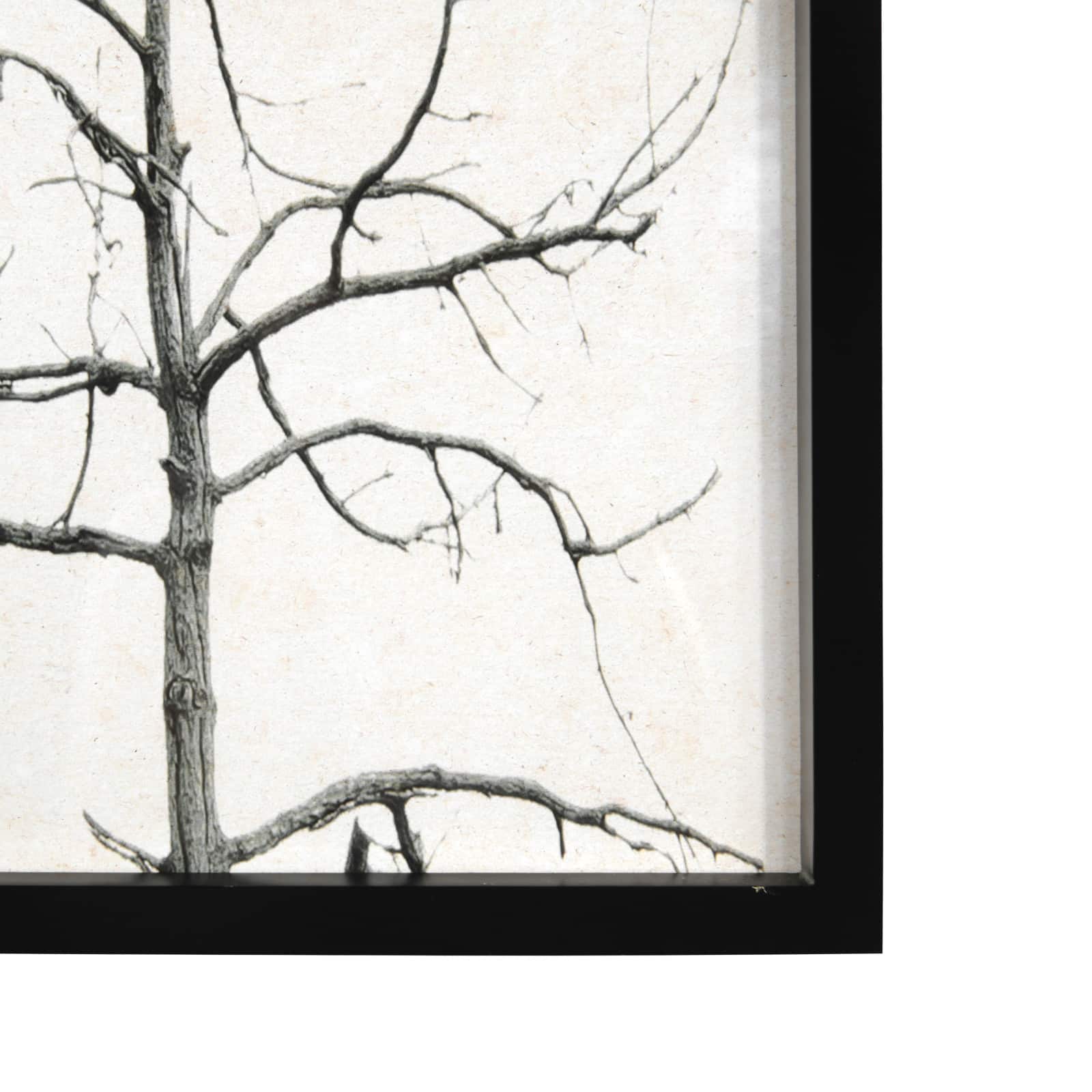 Hello Honey® Black Wood Framed Straight Branch Artwork Set