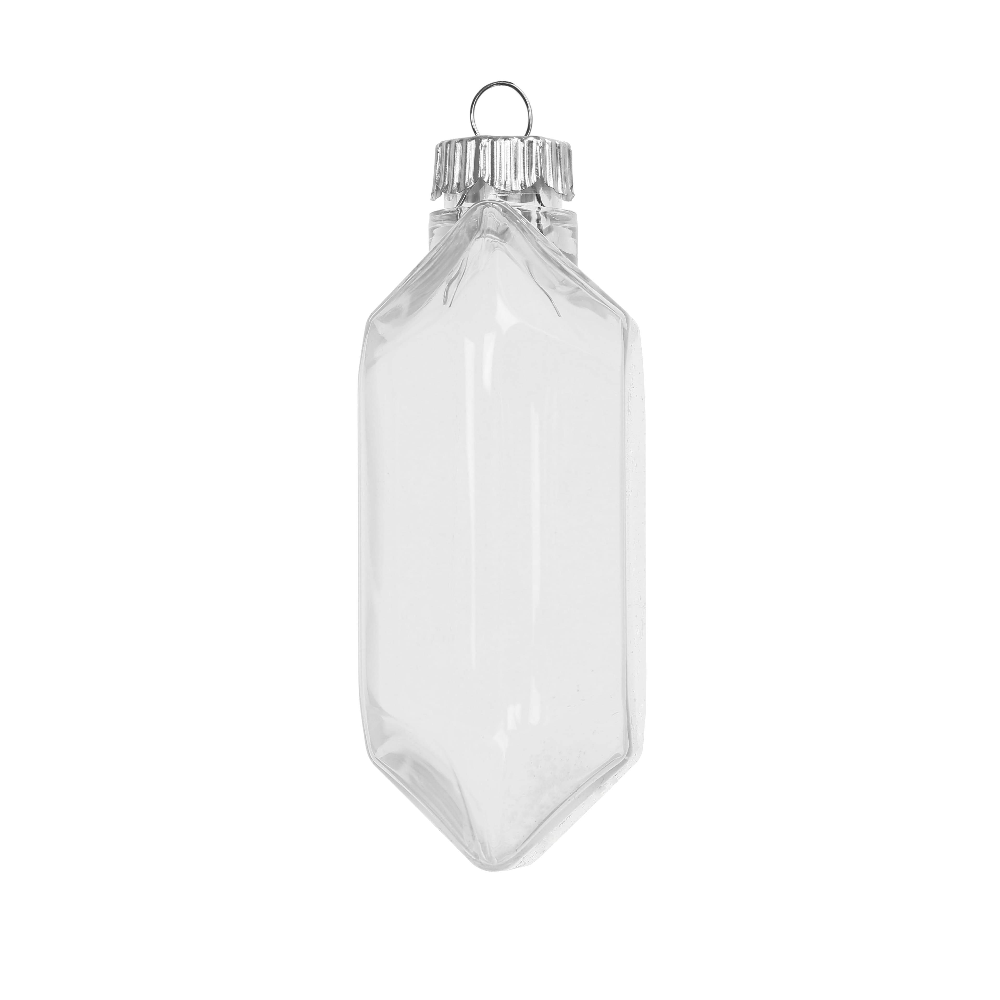 4 Pack 4.25&#x22; Clear DIY Plastic Gem Ornaments by Make Market&#xAE;