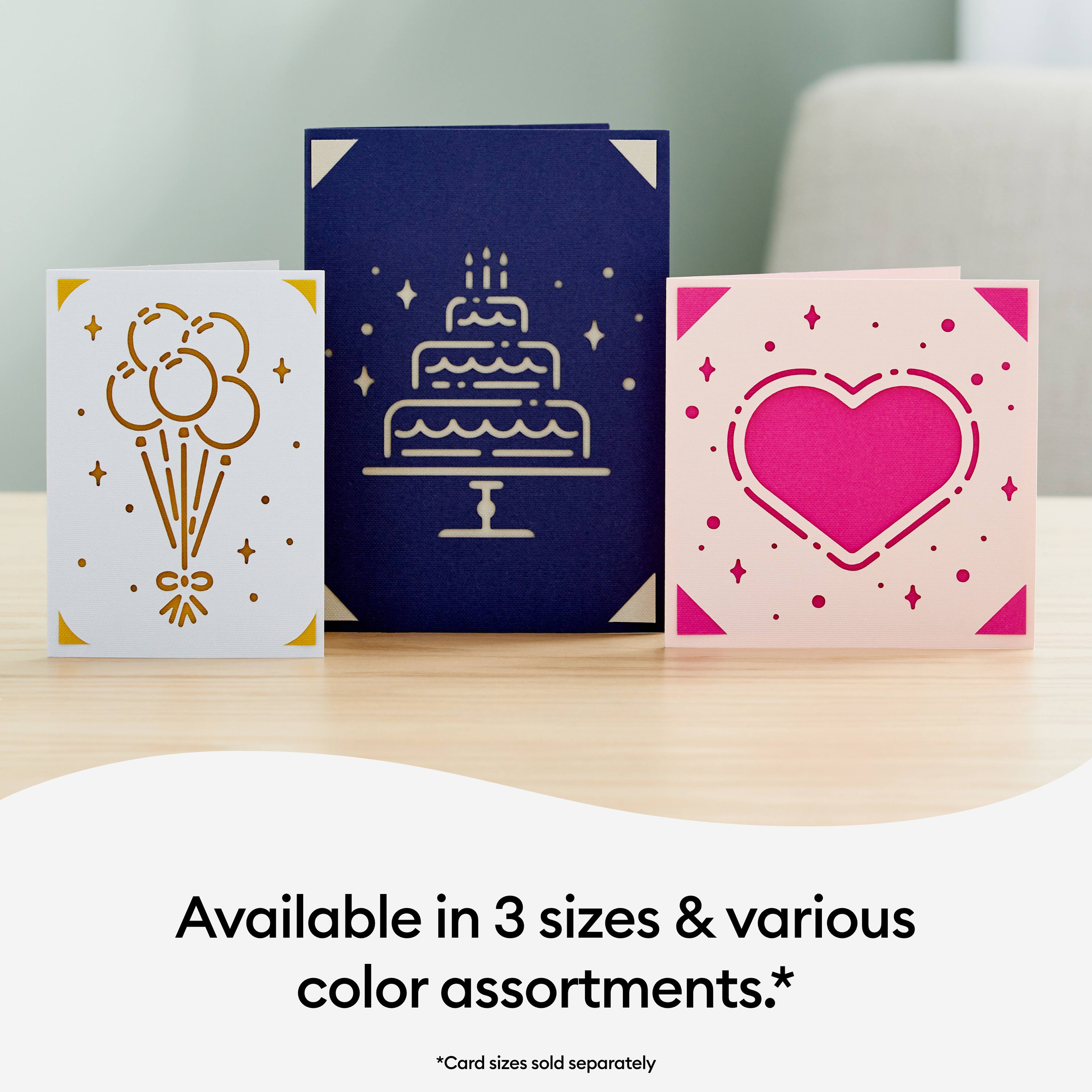 Cricut&#xAE; R10 Insert Cards, Rainbow Scales Sampler