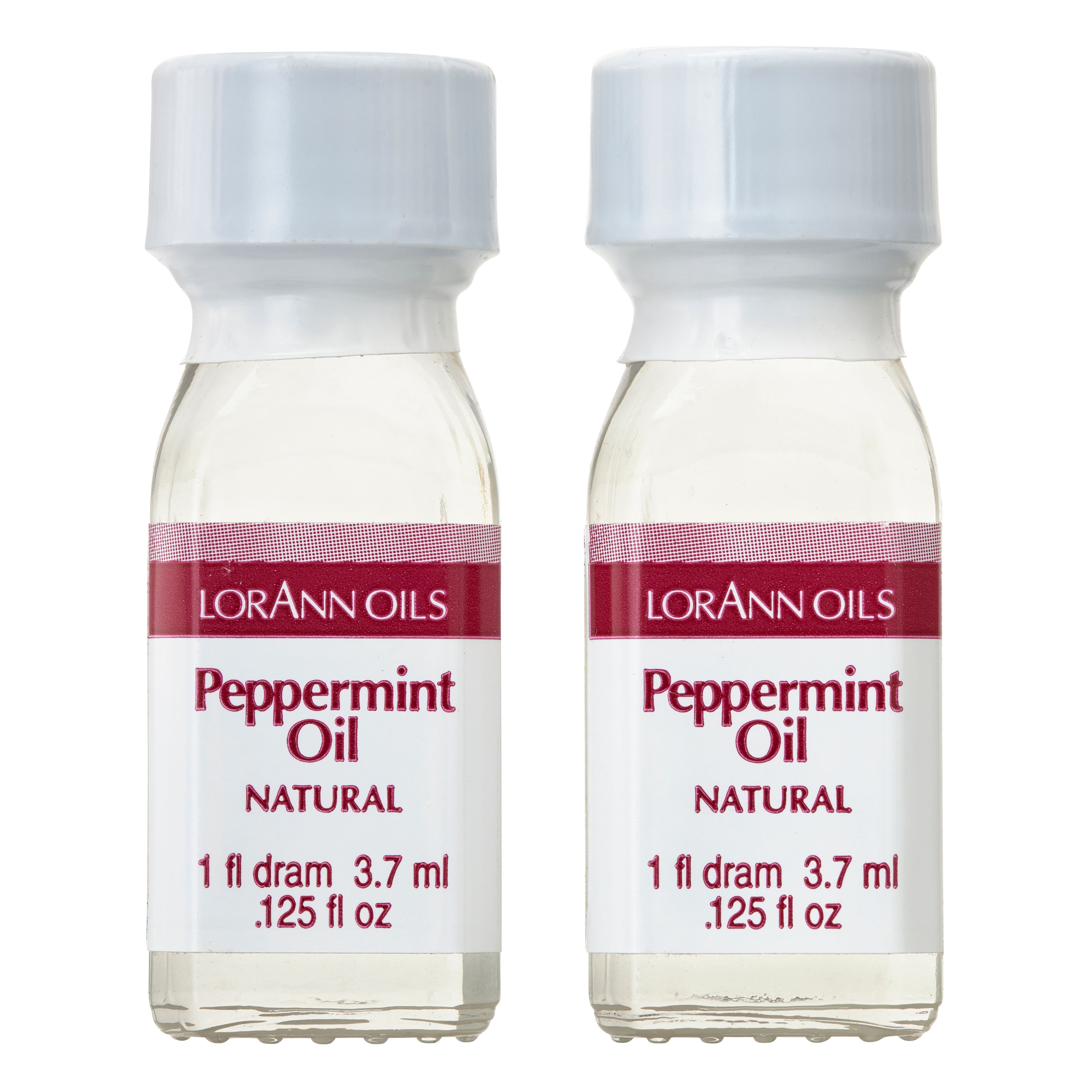 LorAnn Oils Peppermint Oil, Natural, Twin Pack