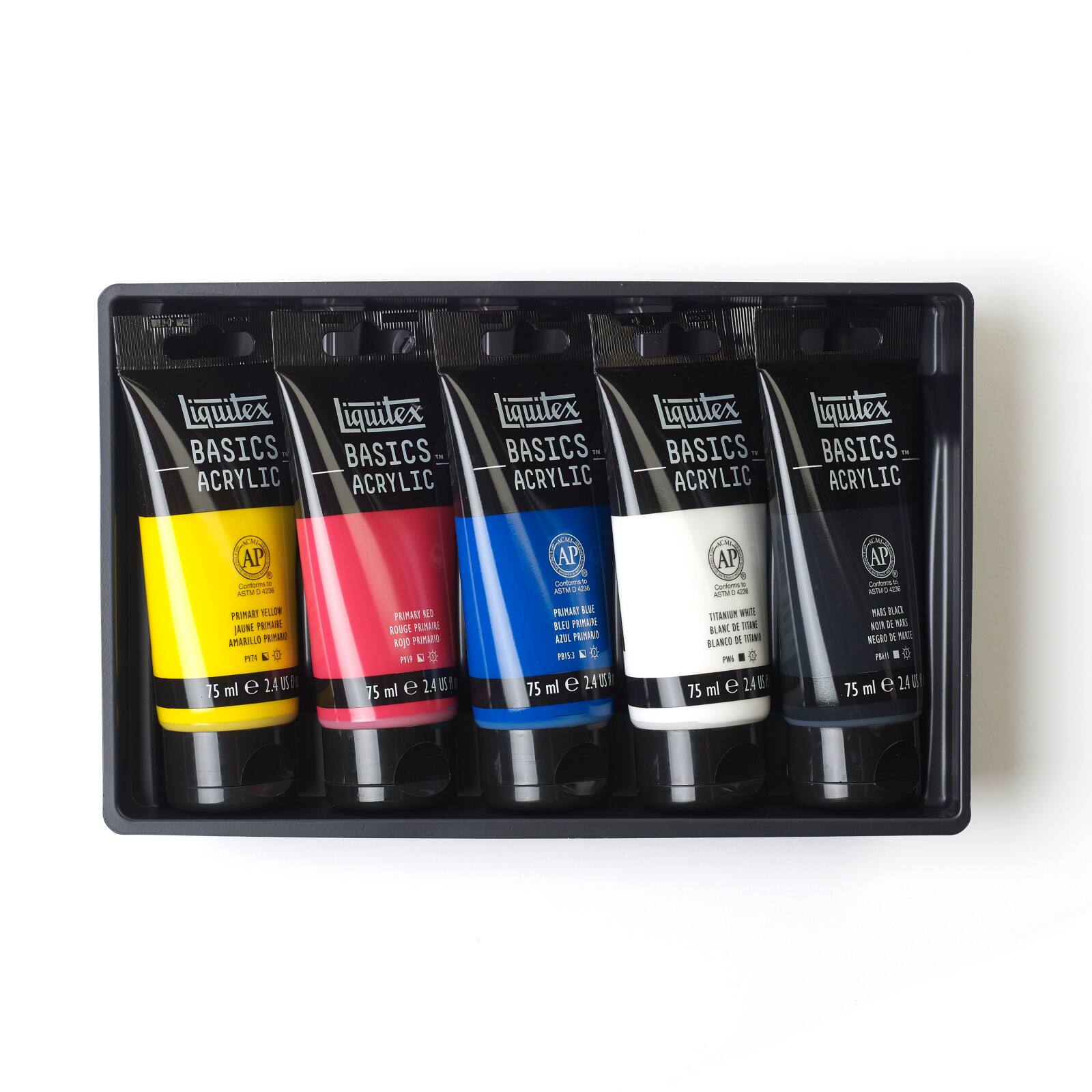 Liquitex® BASICS™ 5 Color Acrylic Color Value Set
