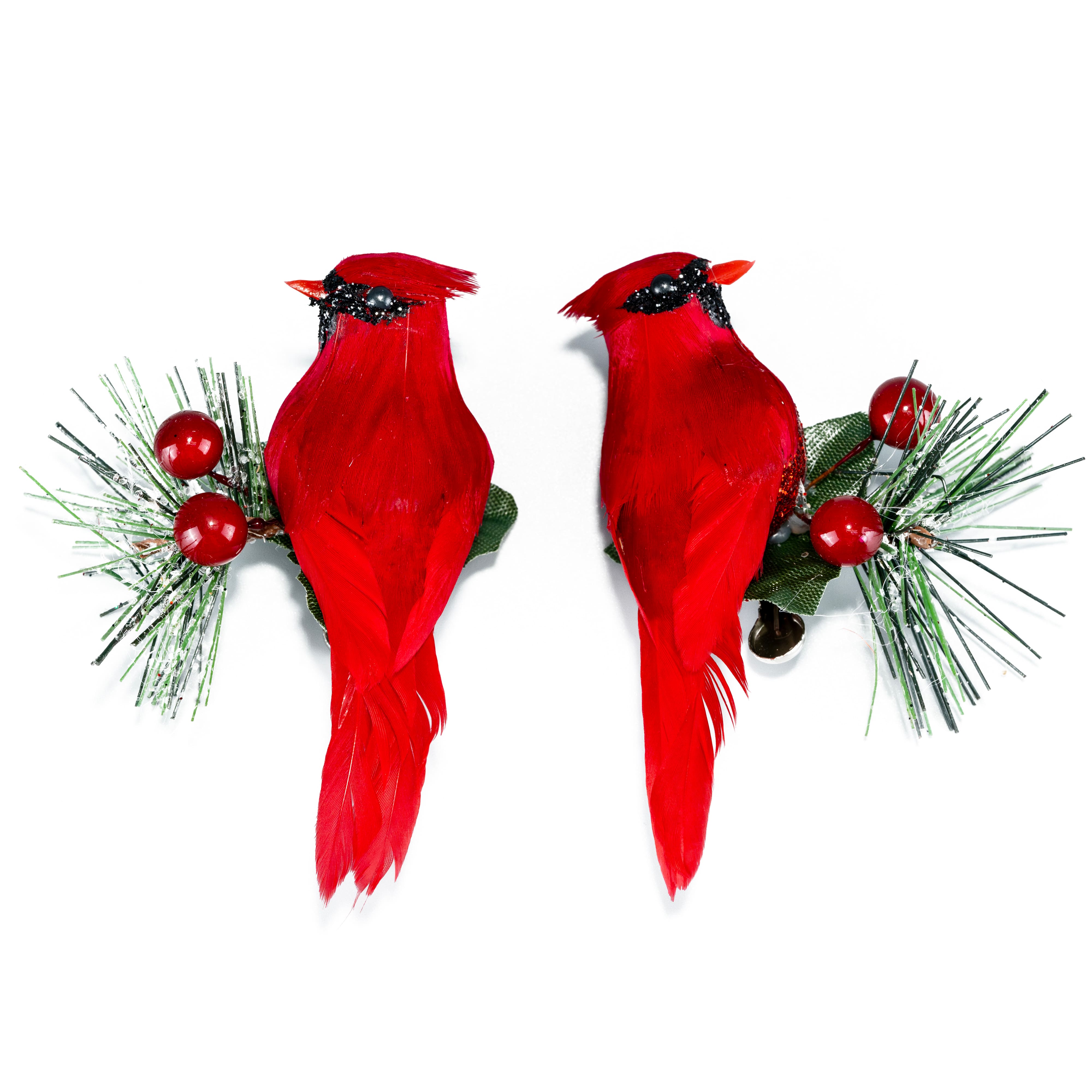 Red Clip-On Feather Cardinals, 2ct. by Ashland&#xAE;