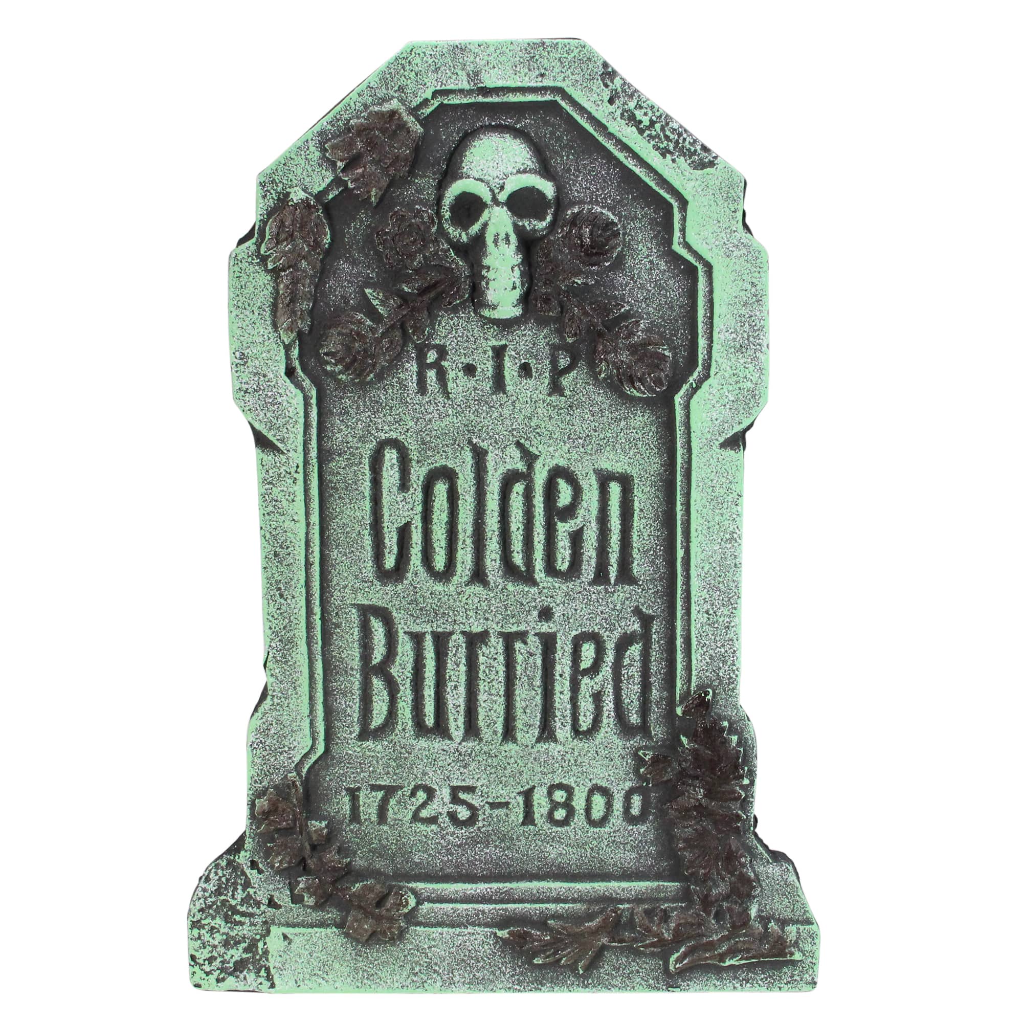 28.5" Colden Burried Halloween Tombstone Yard Décor