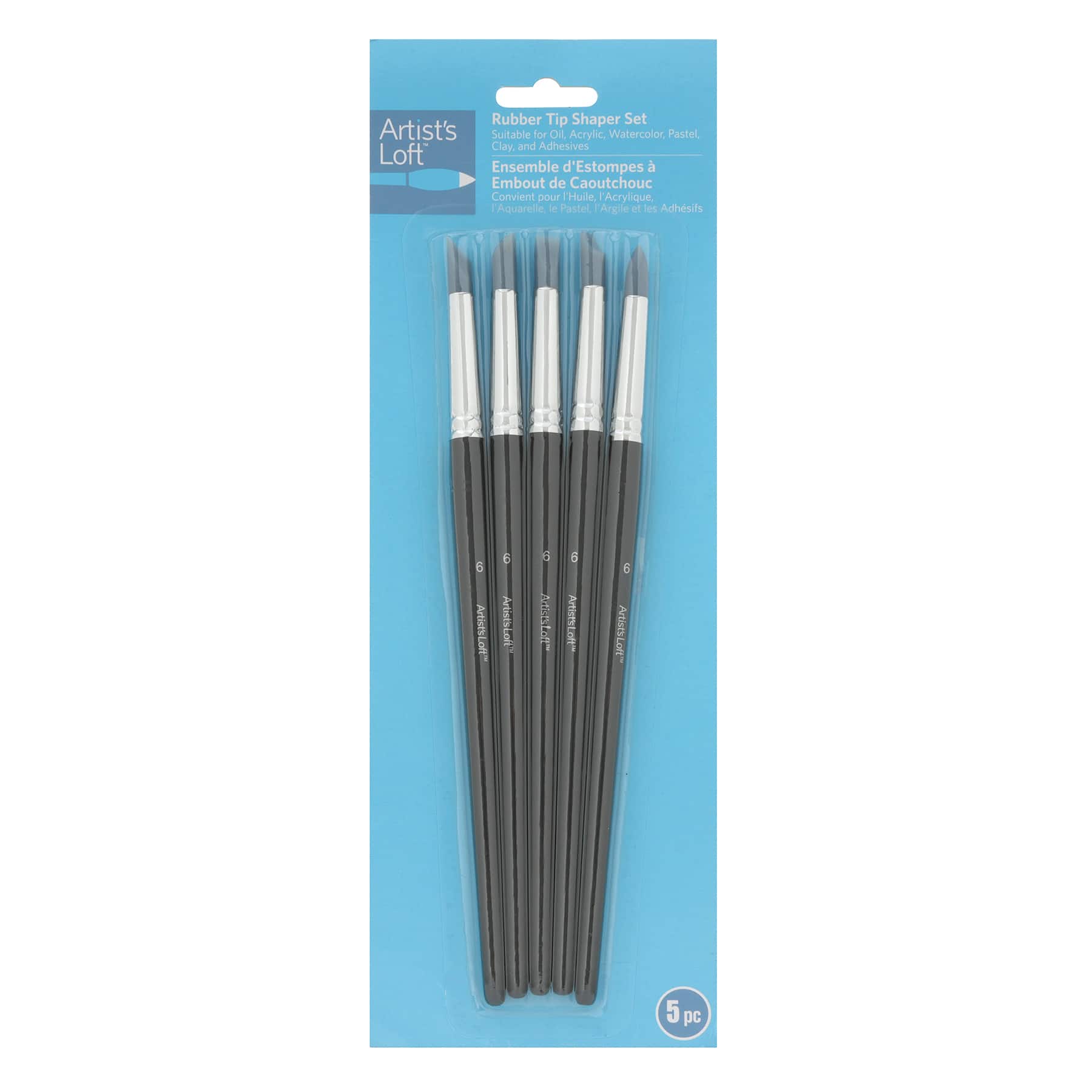 12 Packs: 5 ct. (60 total) Rubber Tip Shaper Set by Artist's Loft™