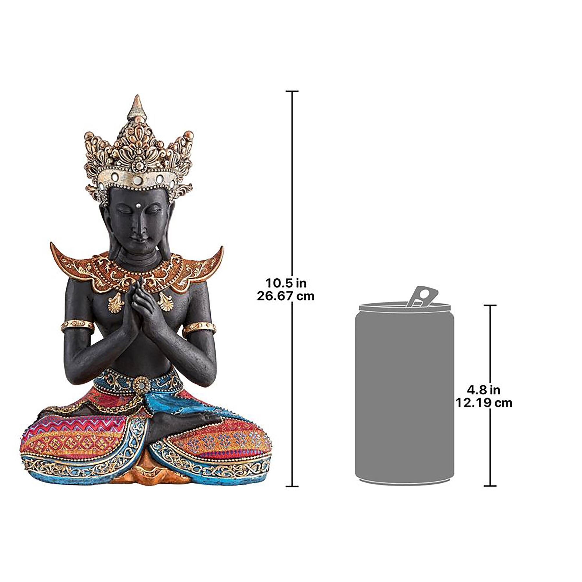 Design Toscano 10.5&#x22; Thai Sukhothai Buddha Asian Statue