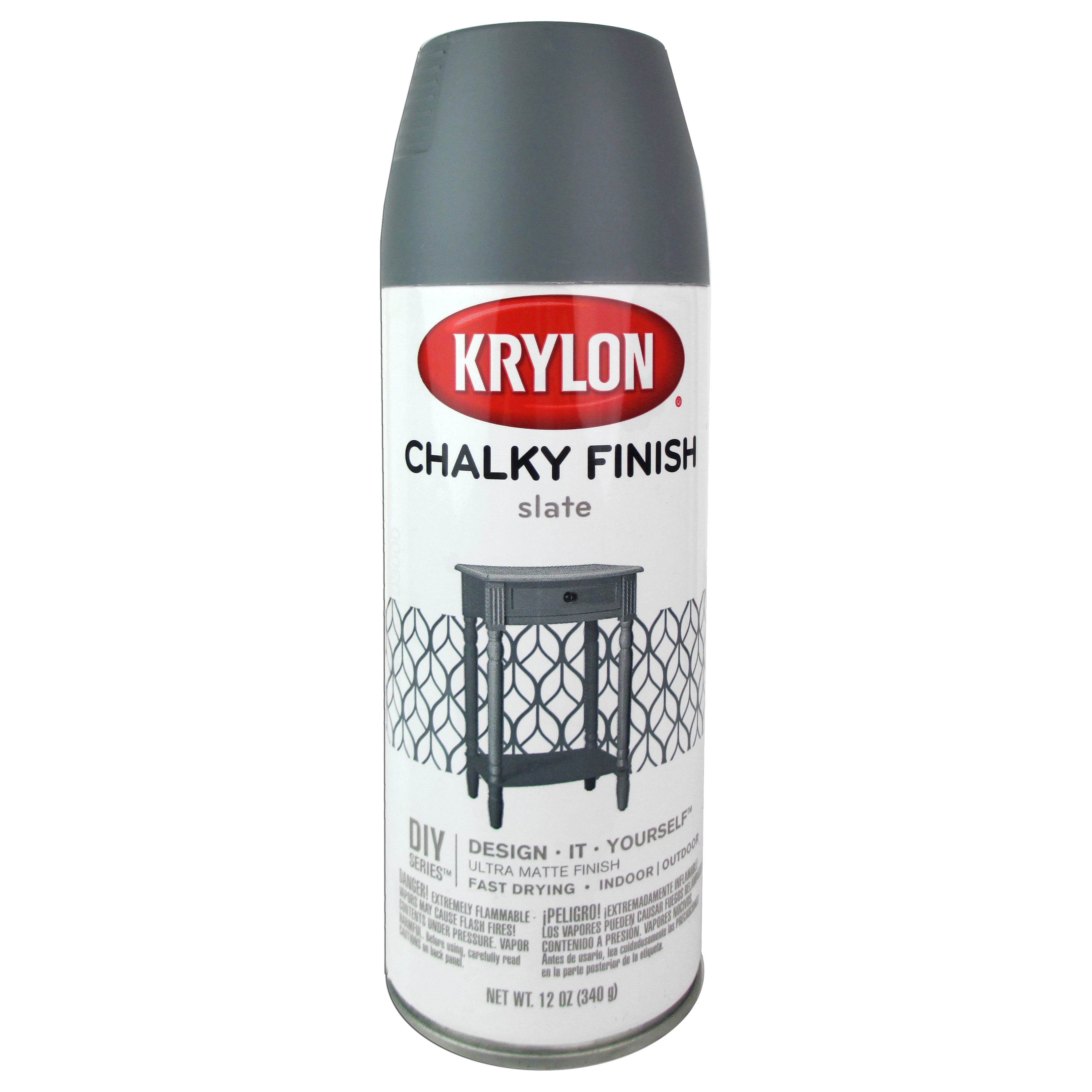 Krylon Slate Chalky Finish Paint