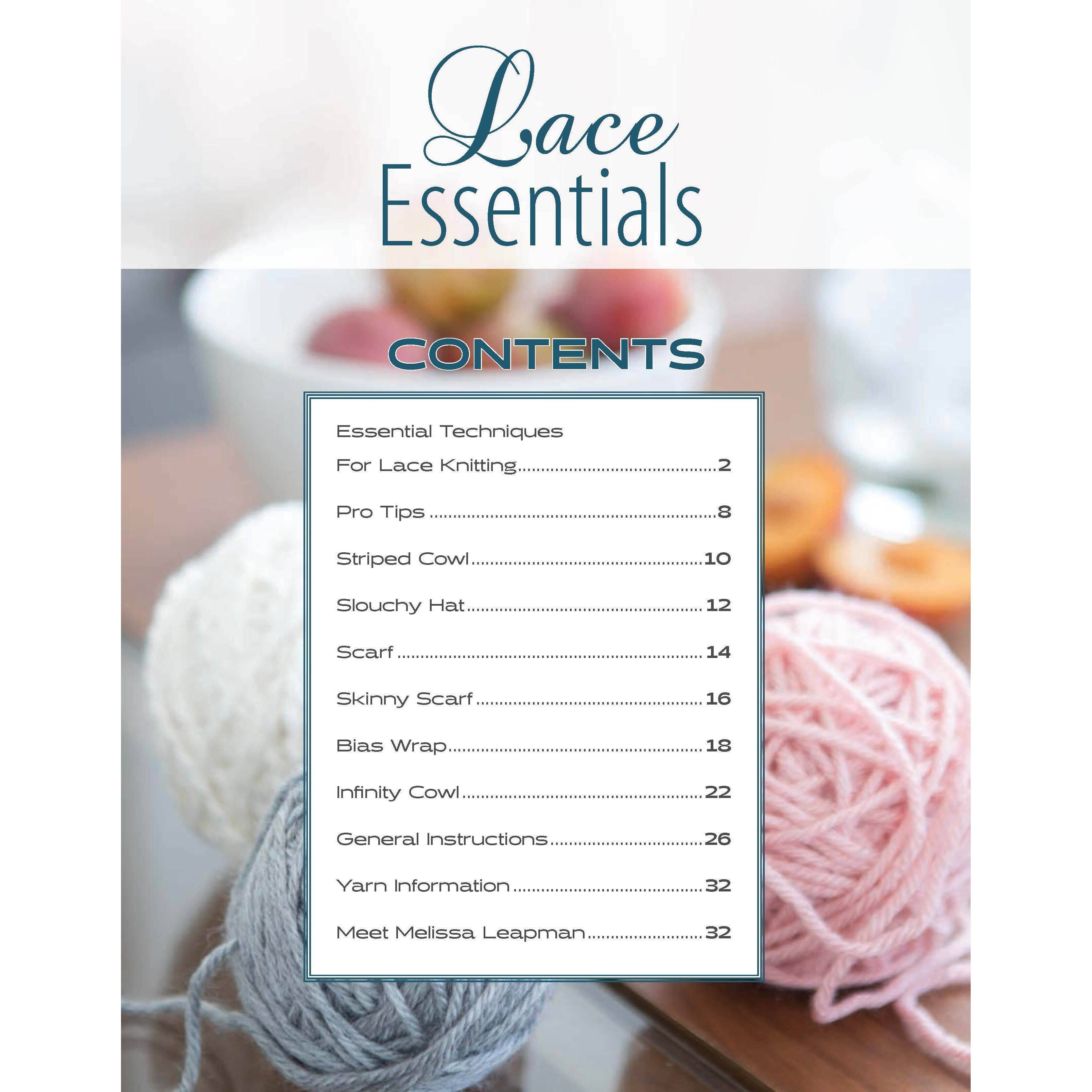 Leisure Arts&#xAE; Knit Lace Essentials Book