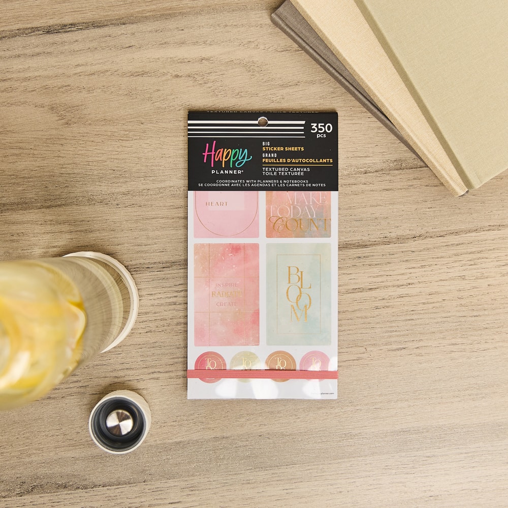 The Big Happy Planner&#xAE; Textured Canvas Sticker Book