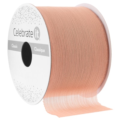 2" x 3yd. Crinkle Chiffon Ribbon by Celebrate It® Classic image