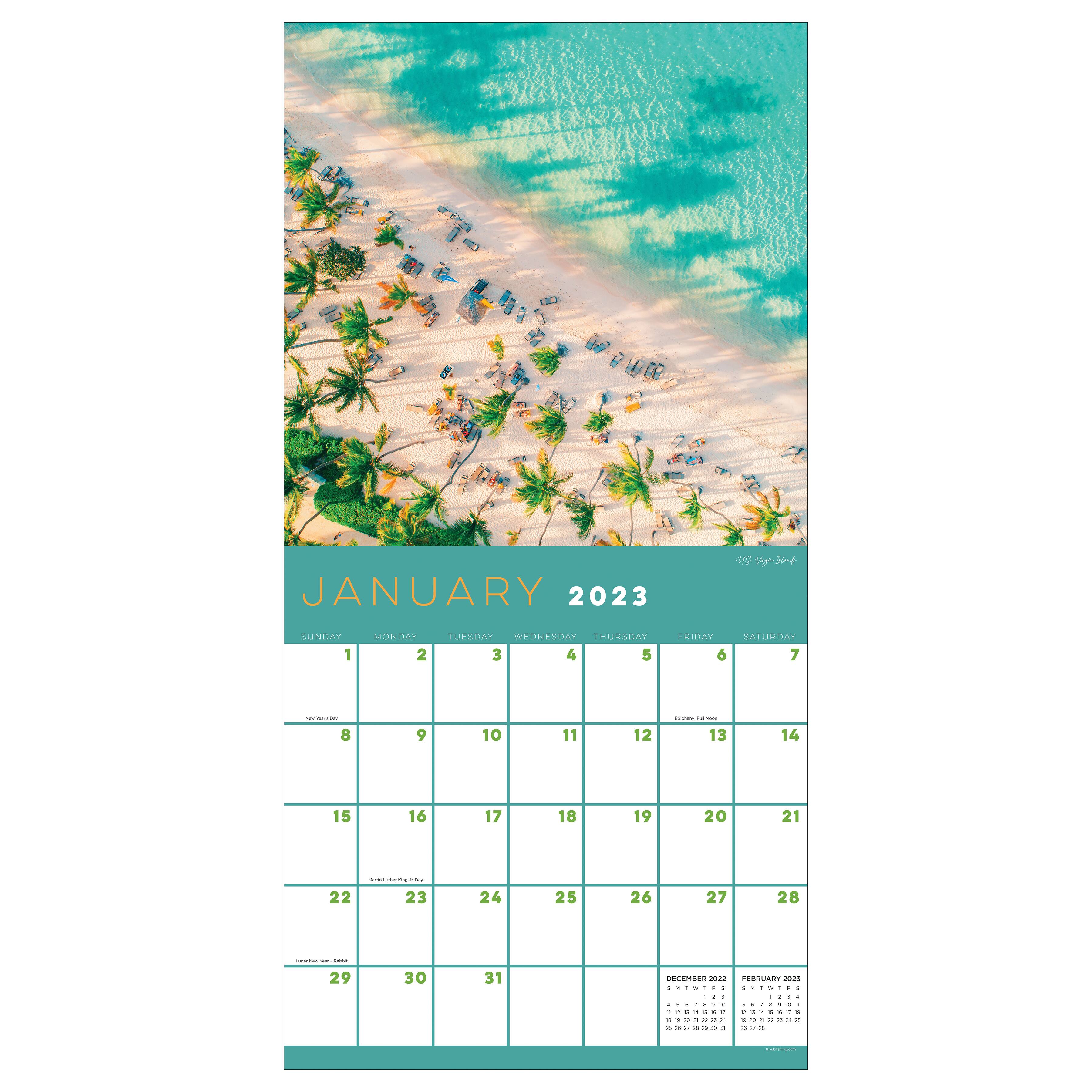 TF Publishing 2023 Tropical Escapes Wall Calendar | Michaels TF Publishing 2023 Tropical Escapes Wall Calendar | Michaels