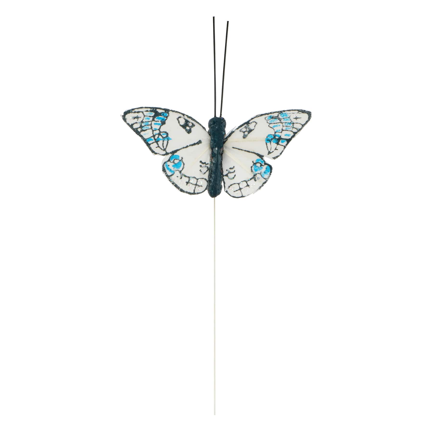 Mini Blue Feather Butterflies, 3ct. by Ashland&#xAE;
